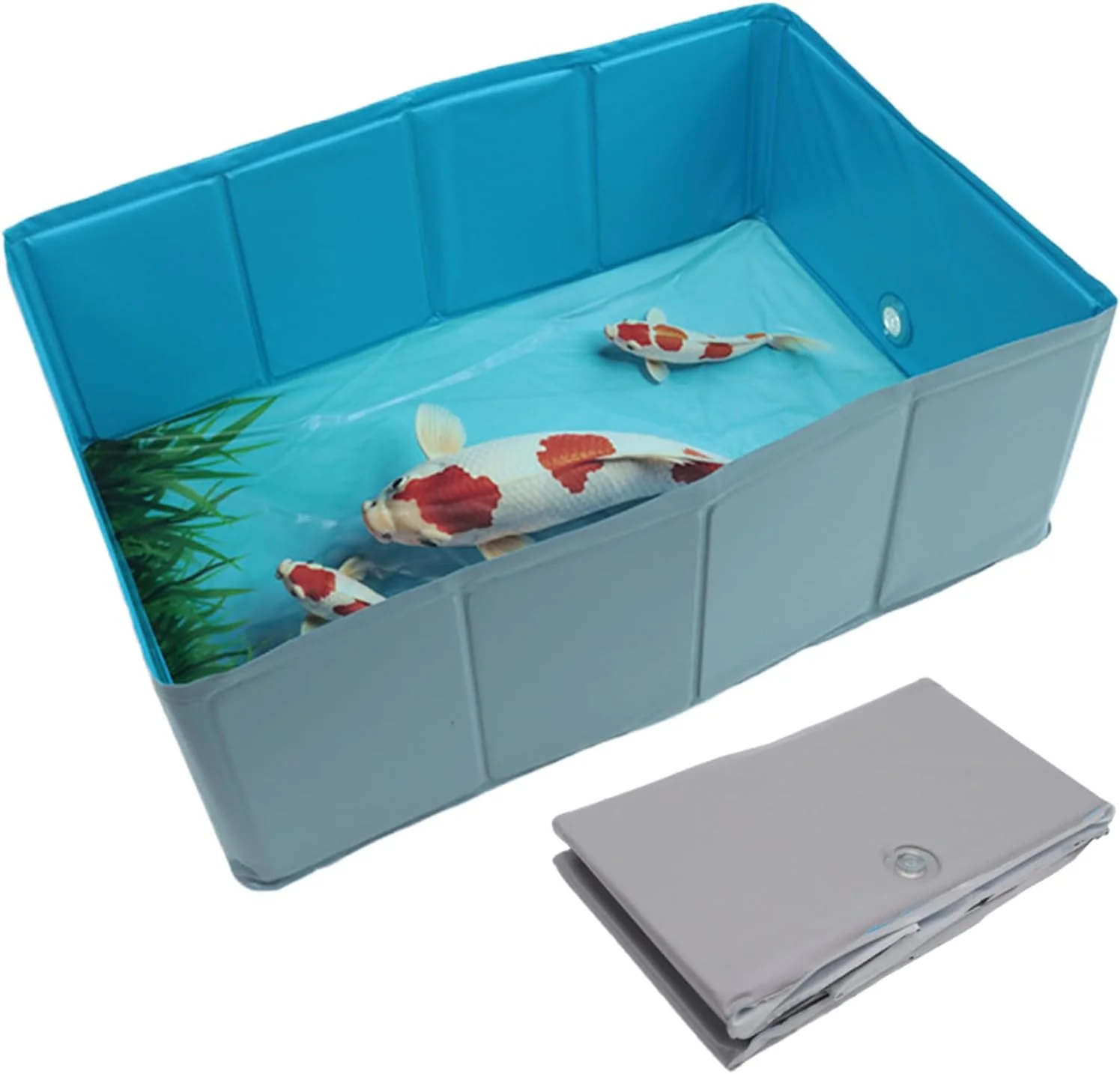 استخر حمام حیوانات خانگی، استخر پارویی سگ PVC تاشو مربعی شکل | وان حمام ضد لغزش برای توله سگ، گربه و حیوانات کوچک متوسط و بزرگ استخر حمام حیوانات خانگی، استخر پارویی سگ PVC تاشو مربعی شکل | وان حمام ضد لغزش برای توله سگ، گربه و حیوانات کوچک متوسط و بزرگ