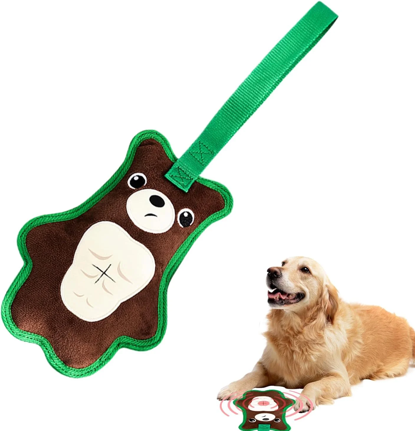 اسباب بازی سگ جیرجیر کننده، اسباب بازی های جویدنی توله سگ برای دندان درآوردن | طناب کشی مقاوم برای تحریک، سرگرمی، تسکین درد دندان درآوردن و آموزش اسباب بازی سگ جیرجیر کننده، اسباب بازی های جویدنی توله سگ برای دندان درآوردن | طناب کشی مقاوم برای تحریک، سرگرمی، تسکین درد دندان درآوردن و آموزش