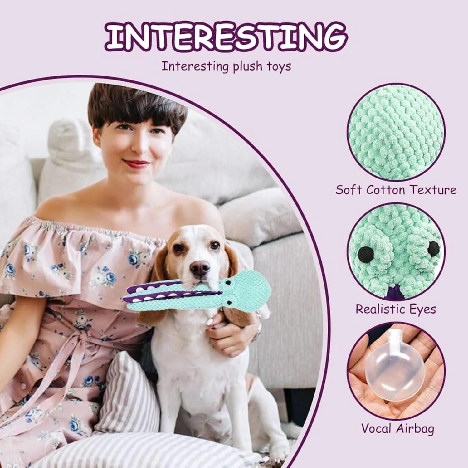 اسباب بازی سگ اختاپوس | اسباب بازی های پولیشی سگ - بازی تعاملی دندانی با صدای جیر جیر برای بازی در فضای داخلی حیاط خلوت استخر ساحل اسباب بازی سگ اختاپوس | اسباب بازی های پولیشی سگ - بازی تعاملی دندانی با صدای جیر جیر برای بازی در فضای داخلی حیاط خلوت استخر ساحل