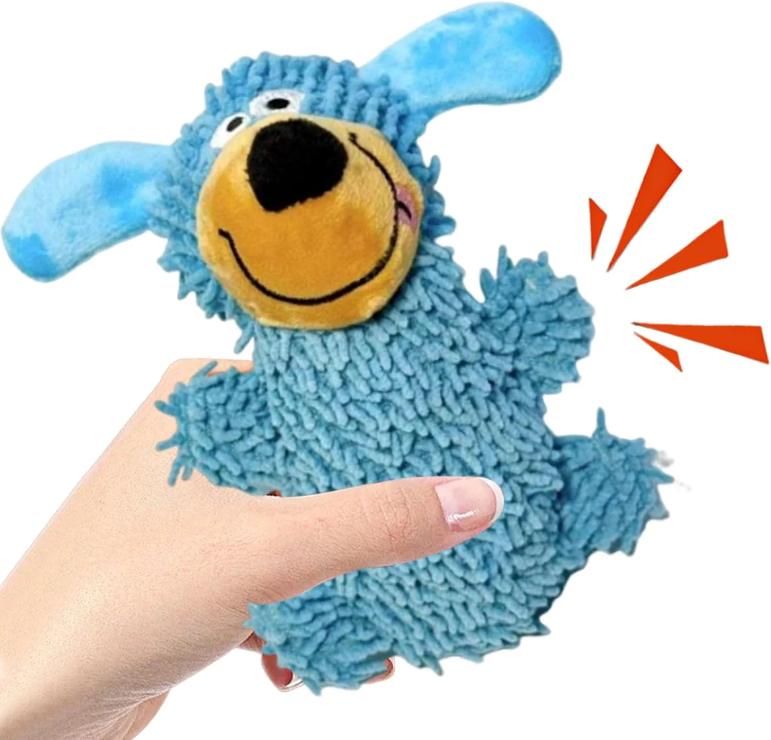 اسباب بازی سگ با صدا، اسباب بازی های سگ پولیشی با صدا برای جویدن تهاجمی - عروسک نرم لوازم حیوانات خانگی برای نژادهای کوچک، متوسط و بزرگ، بازی دندان درآوردن در فضای داخلی و خارجی، آموزش، مشغول نگه داشتن و ورزش