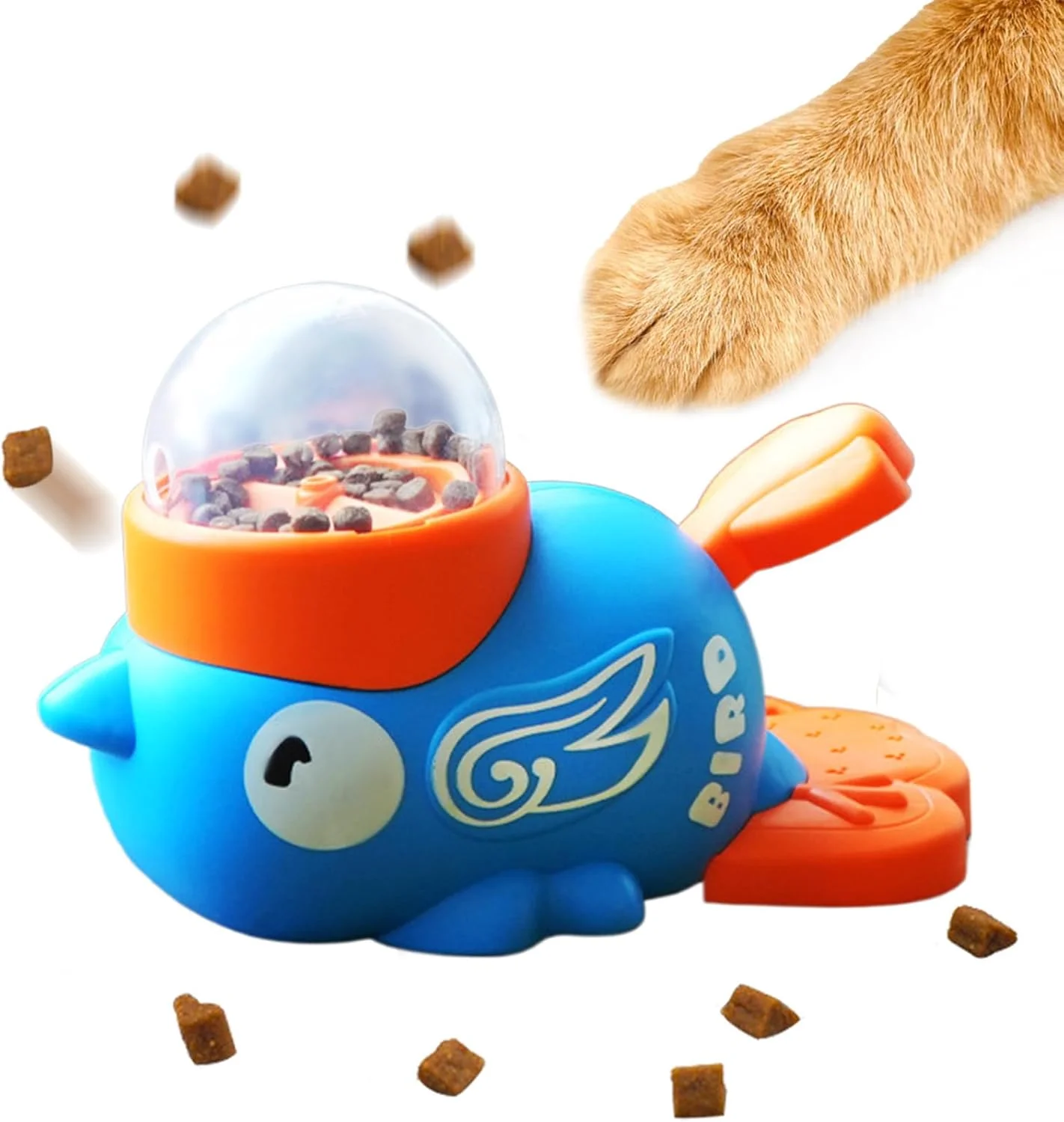 اسباب بازی پازلی سگ | فیدر توله سگ با طرح اردک، فیدر آموزشی تغذیه آهسته برای تحریک ذهنی سگ و گربه، رفع بی حوصلگی در فضای داخلی و خارجی