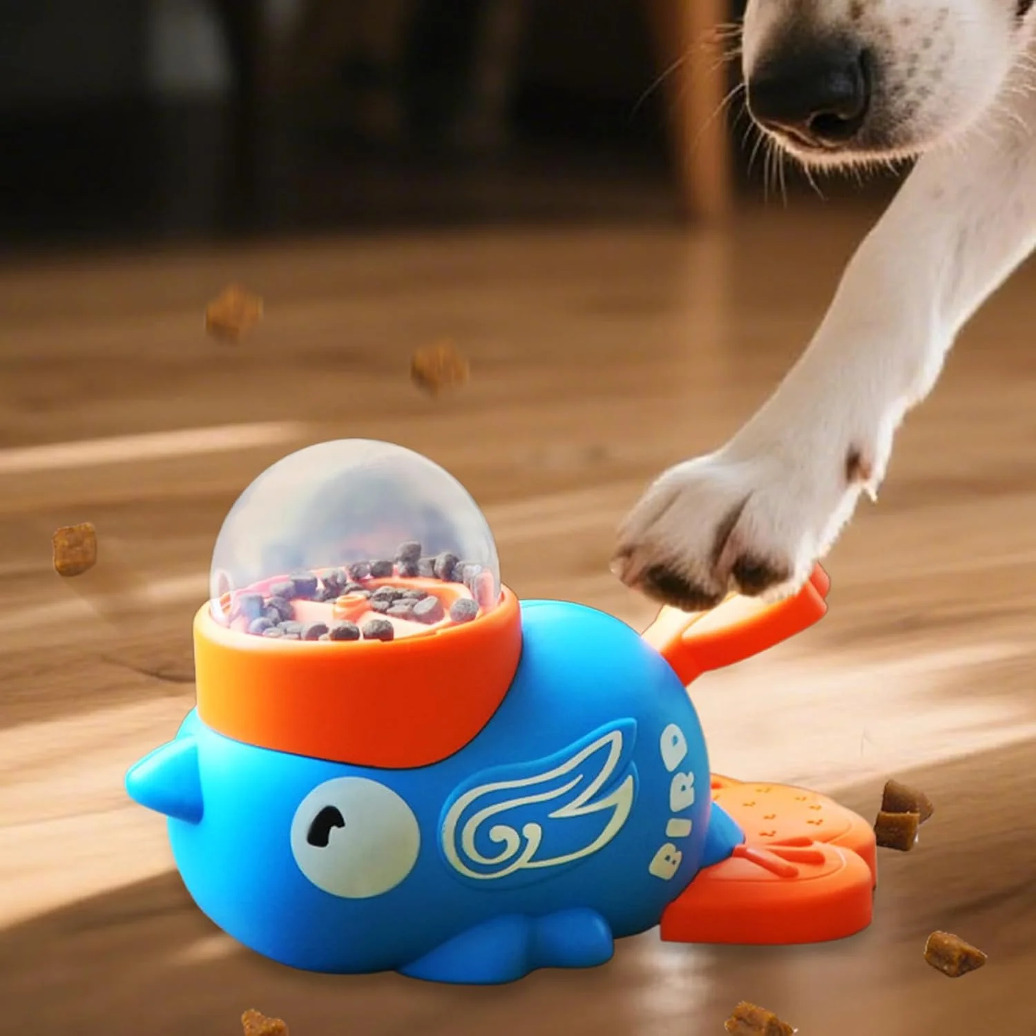 اسباب بازی سگ با قابلیت پخش تشویقی، طرح اردک، تغذیه کننده توله سگ - تغذیه کننده آموزشی آهسته برای تحریک ذهنی سگ و گربه، رفع بی حوصلگی، مناسب فضای داخلی و خارجی اسباب بازی سگ با قابلیت پخش تشویقی، طرح اردک، تغذیه کننده توله سگ - تغذیه کننده آموزشی آهسته برای تحریک ذهنی سگ و گربه، رفع بی حوصلگی، مناسب فضای داخلی و خارجی