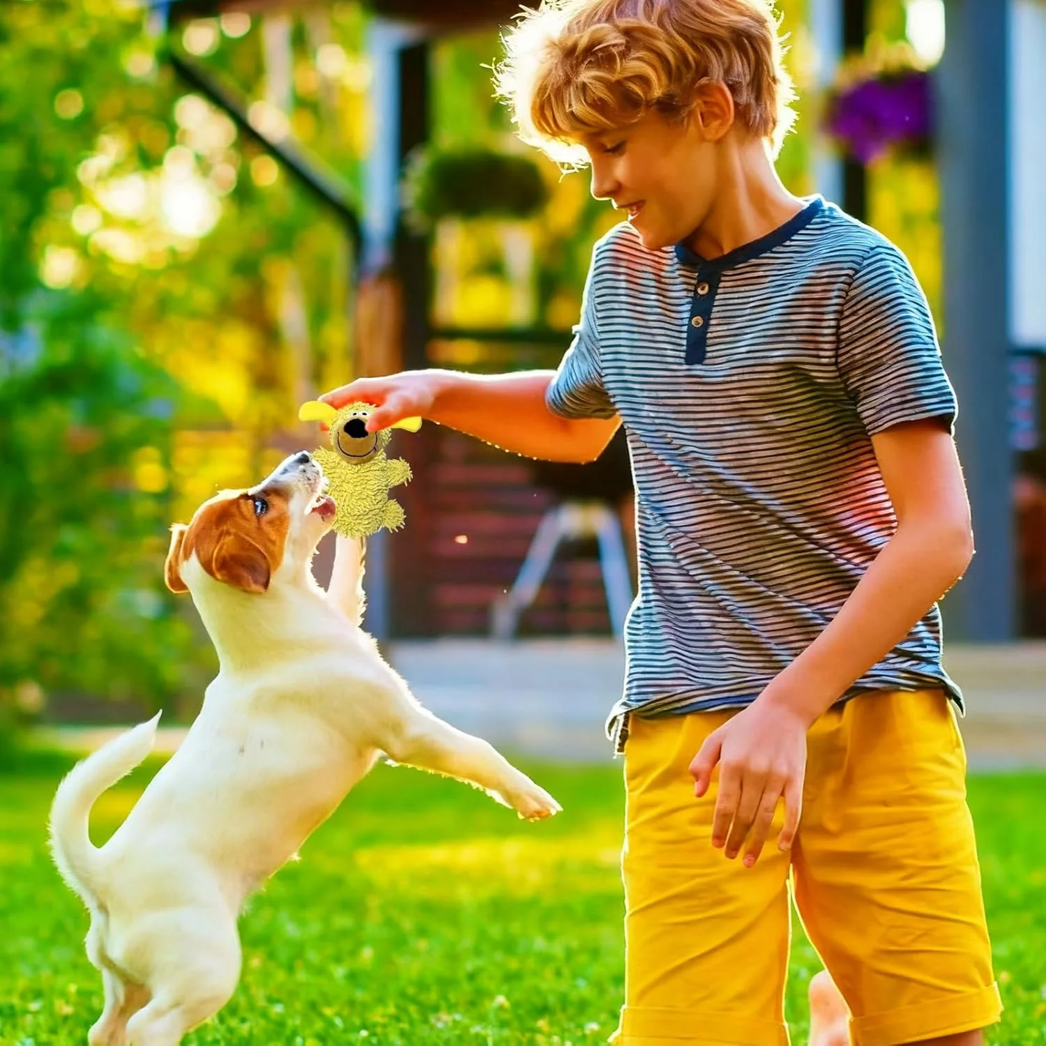 اسباب بازی جویدنی سگ | اسباب بازی های پولیشی صدادار سگ برای جویدن تهاجمی - عروسک نرم لوازم جانبی توله سگ برای تحریک دندان درآوردن نژادهای بزرگ متوسط آنها را مشغول نگه می دارد تمرین آموزشی اسباب بازی جویدنی سگ | اسباب بازی های پولیشی صدادار سگ برای جویدن تهاجمی - عروسک نرم لوازم جانبی توله سگ برای تحریک دندان درآوردن نژادهای بزرگ متوسط آنها را مشغول نگه می دارد تمرین آموزشی