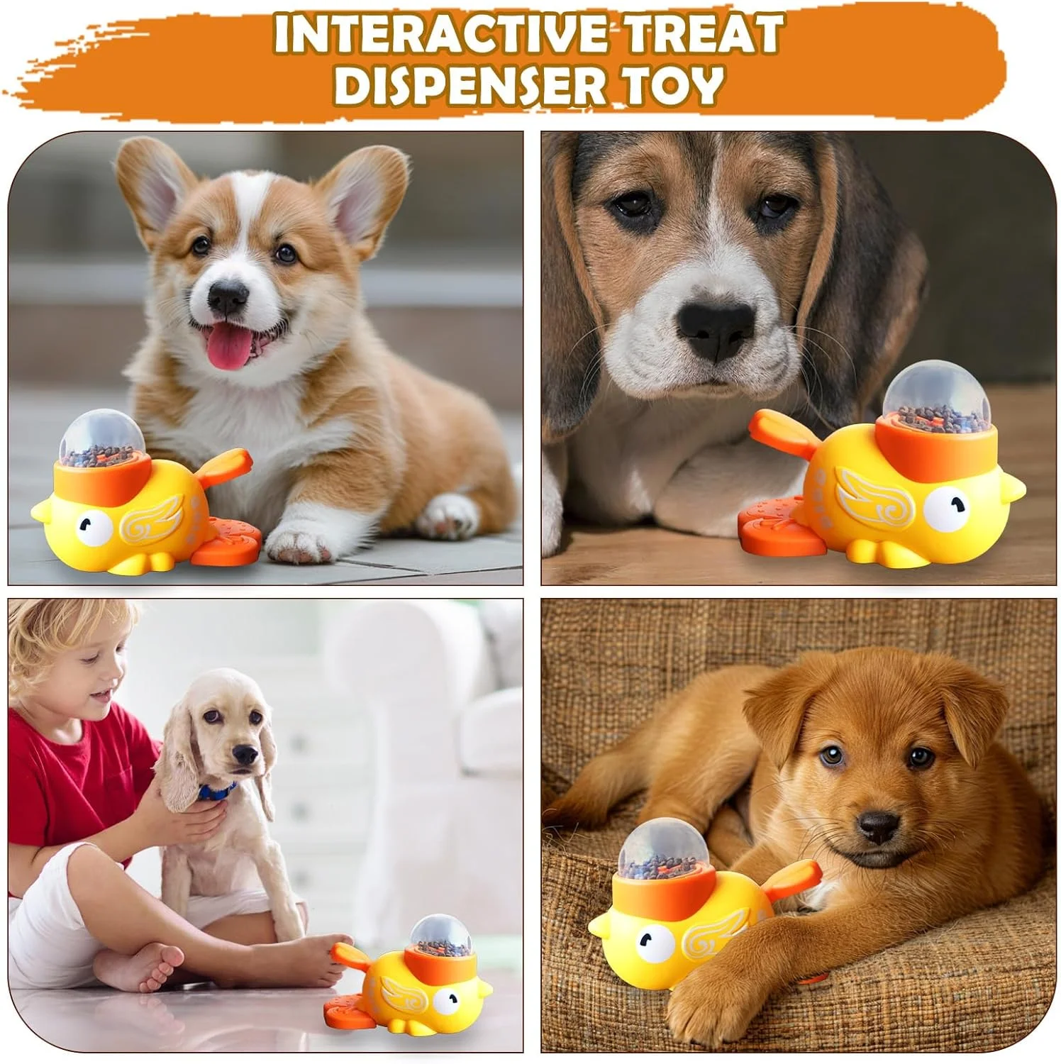 پازل سگ، غذاده آهسته توله سگ طرح اردک | غذاده پازلی تعاملی سگ و گربه برای تحریک ذهنی، آموزش تغذیه، رفع بی حوصلگی در فضای داخلی و خارجی پازل سگ، غذاده آهسته توله سگ طرح اردک | غذاده پازلی تعاملی سگ و گربه برای تحریک ذهنی، آموزش تغذیه، رفع بی حوصلگی در فضای داخلی و خارجی