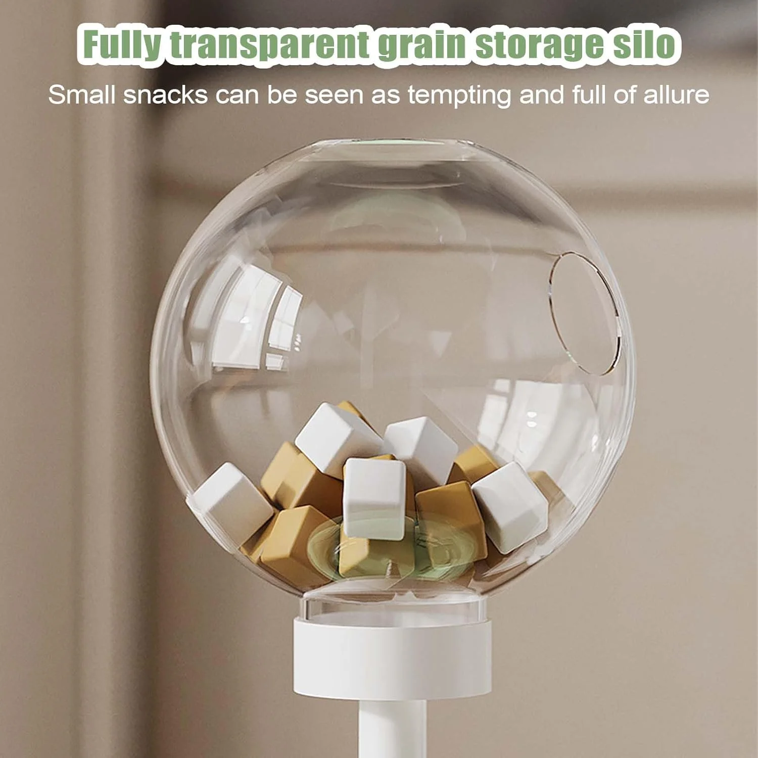 اسباب بازی تشویقی گربه - اسباب بازی تعاملی گربه با فنر و توپ | پخش کننده سرگرم کننده غذا برای تمرین و بازی در فضای داخلی اسباب بازی تشویقی گربه - اسباب بازی تعاملی گربه با فنر و توپ | پخش کننده سرگرم کننده غذا برای تمرین و بازی در فضای داخلی