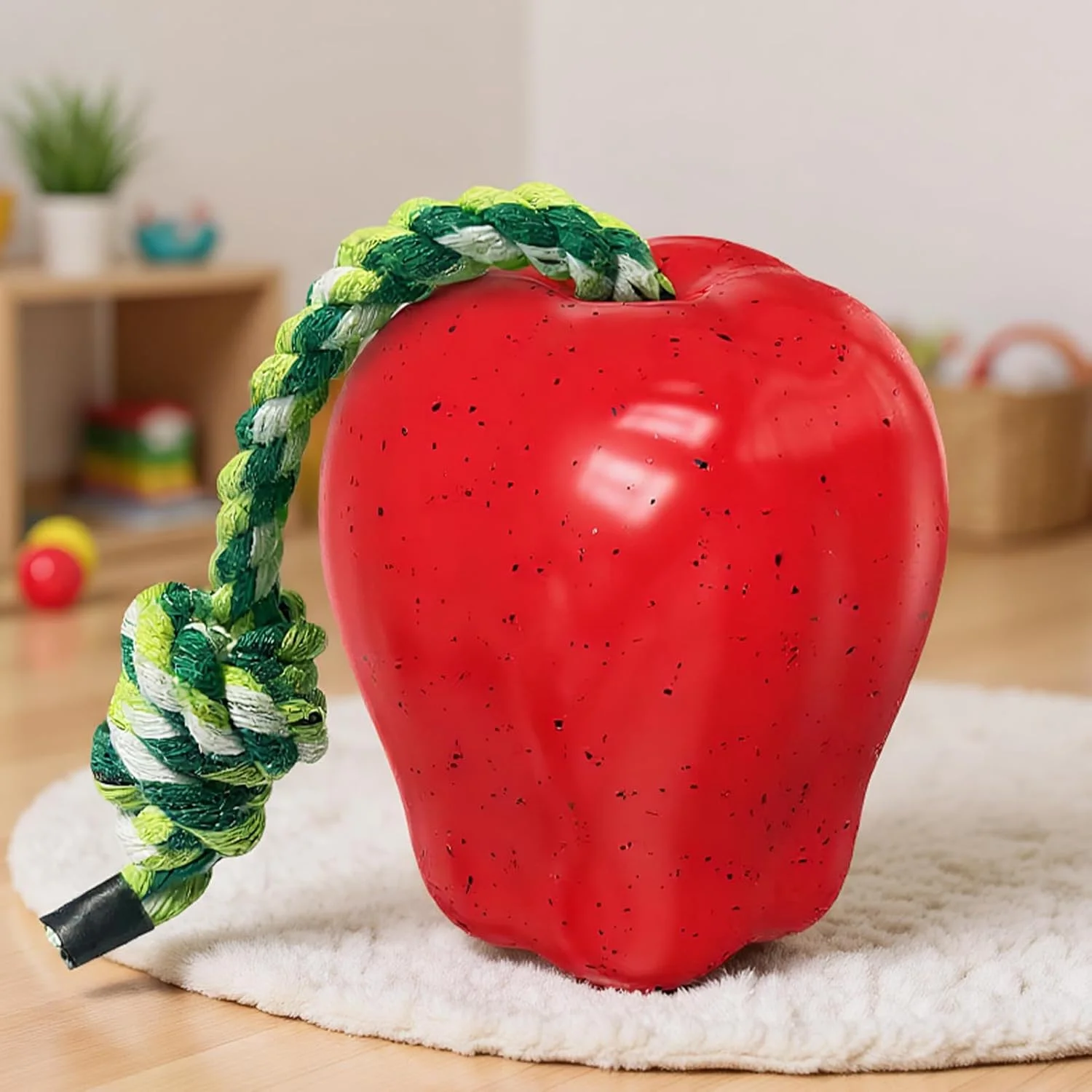 اسباب بازی های صدادار برای سگ های کوچک | میوه صدادار برای جویدن - اسباب بازی تعاملی برای جویدن تهاجمی، مناسب برای آموزش، تعقیب، دندان درآوردن، شکار، رفع بی حوصلگی در فضای باز، ساحل، استخر و داخل خانه اسباب بازی های صدادار برای سگ های کوچک | میوه صدادار برای جویدن - اسباب بازی تعاملی برای جویدن تهاجمی، مناسب برای آموزش، تعقیب، دندان درآوردن، شکار، رفع بی حوصلگی در فضای باز، ساحل، استخر و داخل خانه