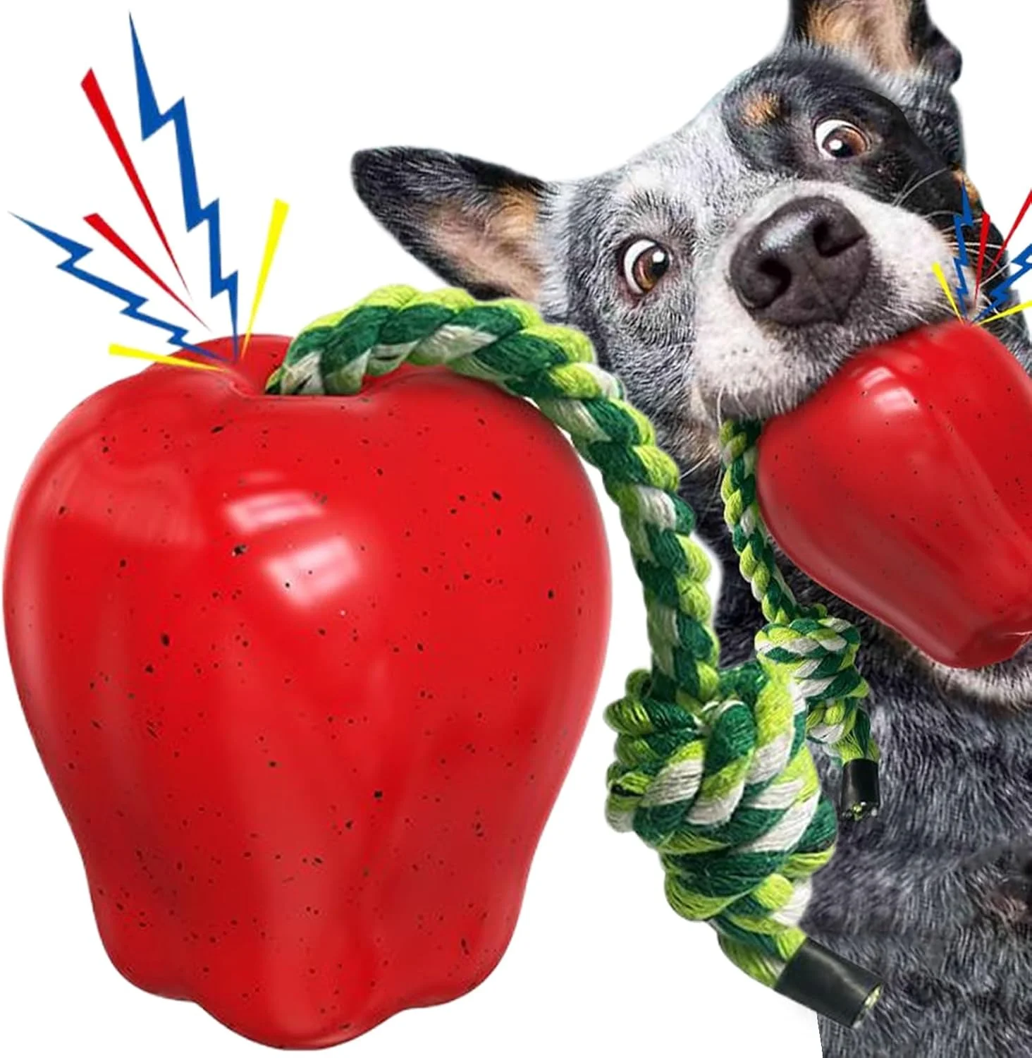 اسباب بازی سوت دار سگ | دندان گیر میوه ای سوت دار توله سگ، اسباب بازی تعاملی جویدنی برای آموزش، تعقیب، دندان درآوردن، شکار، رفع بی حوصلگی در فضای باز، ساحل، استخر و داخل خانه اسباب بازی سوت دار سگ | دندان گیر میوه ای سوت دار توله سگ، اسباب بازی تعاملی جویدنی برای آموزش، تعقیب، دندان درآوردن، شکار، رفع بی حوصلگی در فضای باز، ساحل، استخر و داخل خانه