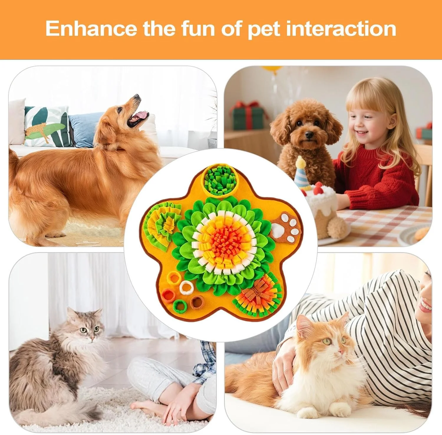 Dog Snuffle Mat | Pet Foraging Pad - Interactive Dog Snuffle Mat for Mental Stimulation, Brain Boosting, Boredom Relief, Camping, Travel, Home Dog Snuffle Mat | Pet Foraging Pad - Interactive Dog Snuffle Mat for Mental Stimulation, Brain Boosting, Boredom Relief, Camping, Travel, Home