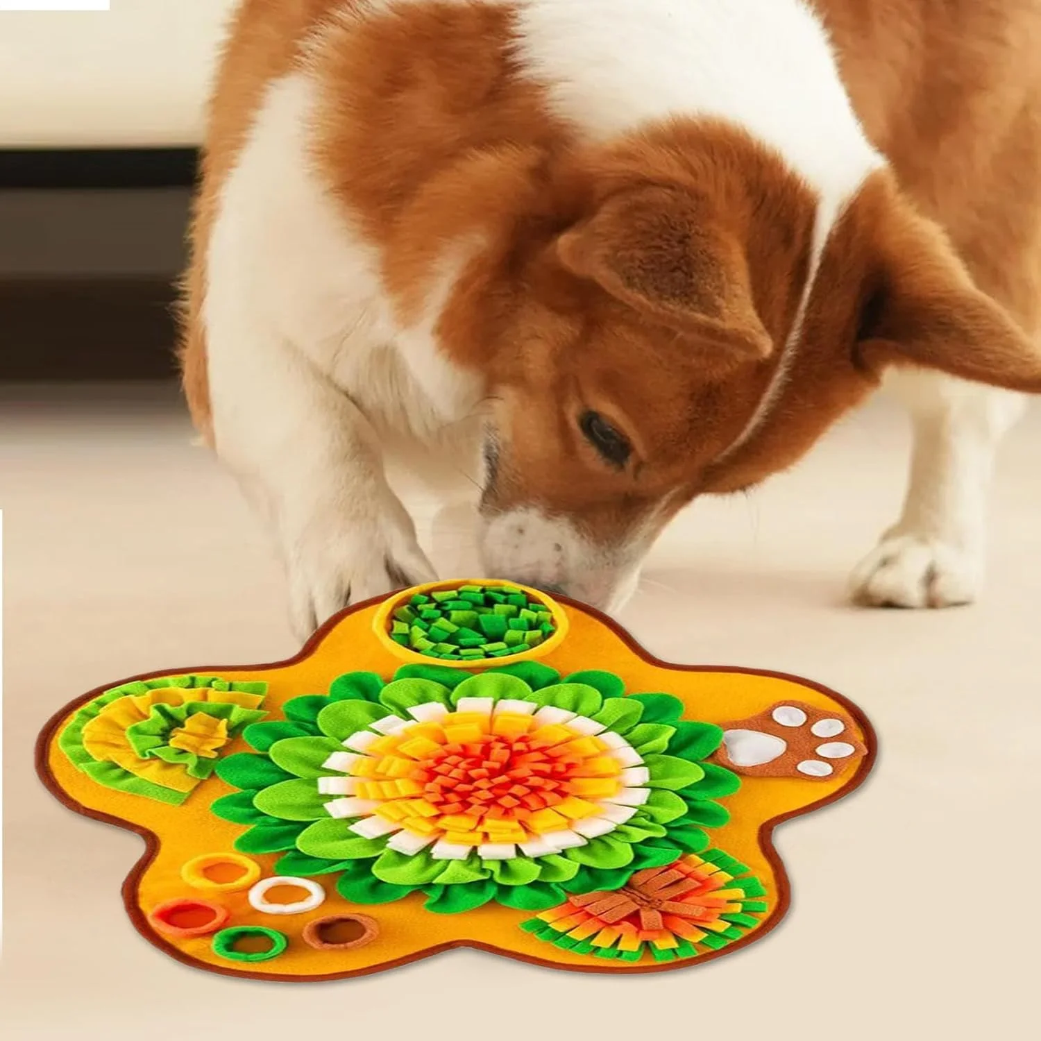 پد بویایی سگ | پد غنی سازی برای حیوانات خانگی | پد بویایی مقاوم در برابر گاز گرفتن سگ برای تقویت مغز، آموزش شناختی، تحریک ذهنی، غنی سازی پد بویایی سگ | پد غنی سازی برای حیوانات خانگی | پد بویایی مقاوم در برابر گاز گرفتن سگ برای تقویت مغز، آموزش شناختی، تحریک ذهنی، غنی سازی