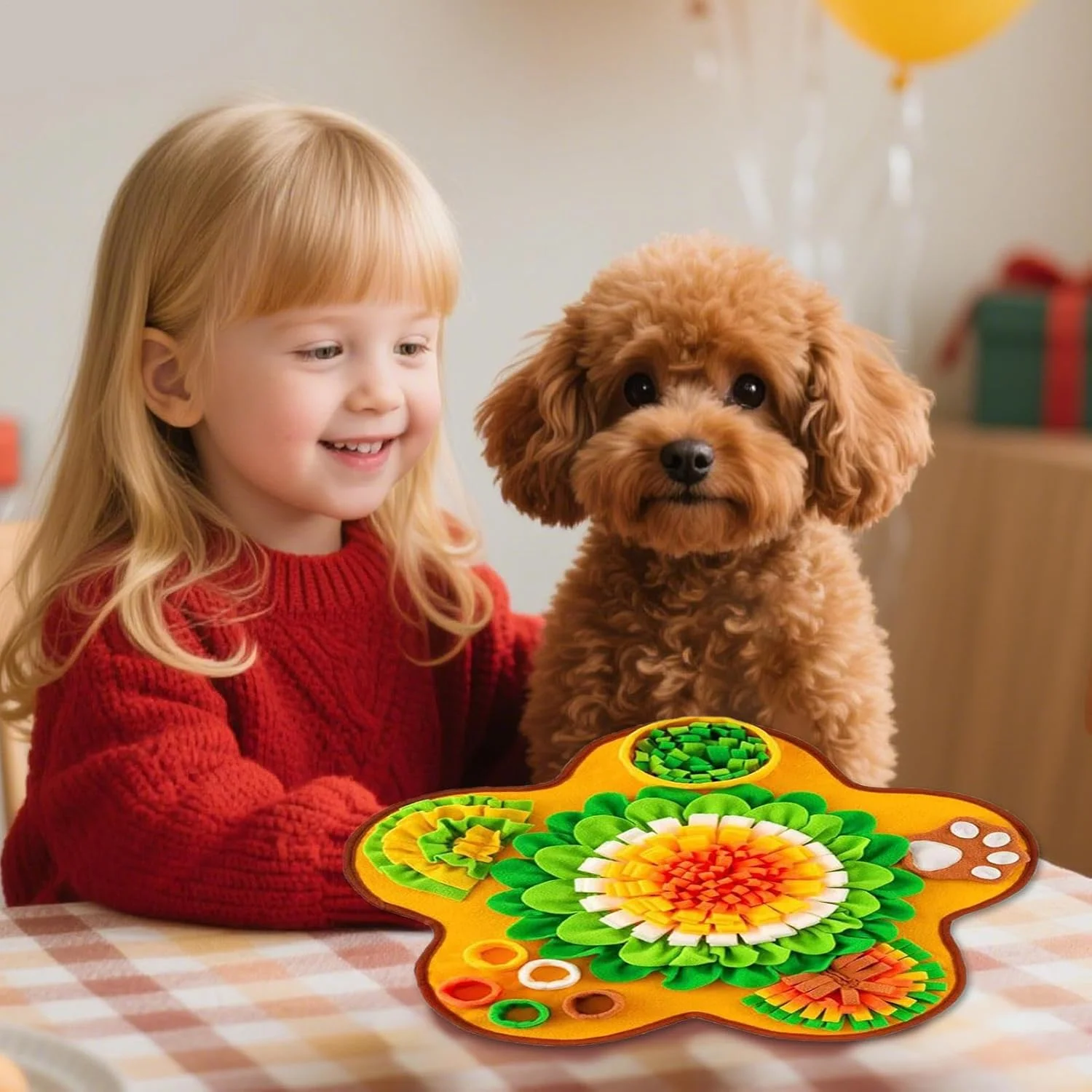 پد بویایی سگ | پد بویایی تعاملی حیوانات خانگی - پد بویایی سگ تعاملی برای آموزش شناختی، غنی سازی، رفع خستگی، تحریک ذهنی، فضای باز، فضای داخلی