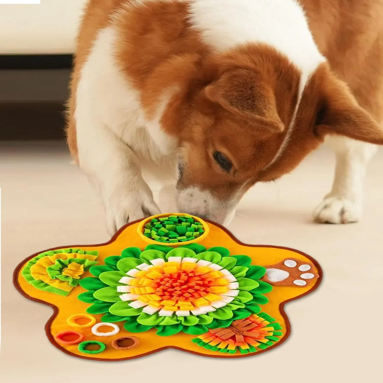 پد جستجوی غذا برای سگ ها | پد غنی سازی برای حیوانات خانگی | پد تعاملی بویایی سگ برای تحریک ذهنی، تقویت مغز، رفع بی حوصلگی، کمپینگ، مسافرت، خانه پد جستجوی غذا برای سگ ها | پد غنی سازی برای حیوانات خانگی | پد تعاملی بویایی سگ برای تحریک ذهنی، تقویت مغز، رفع بی حوصلگی، کمپینگ، مسافرت، خانه