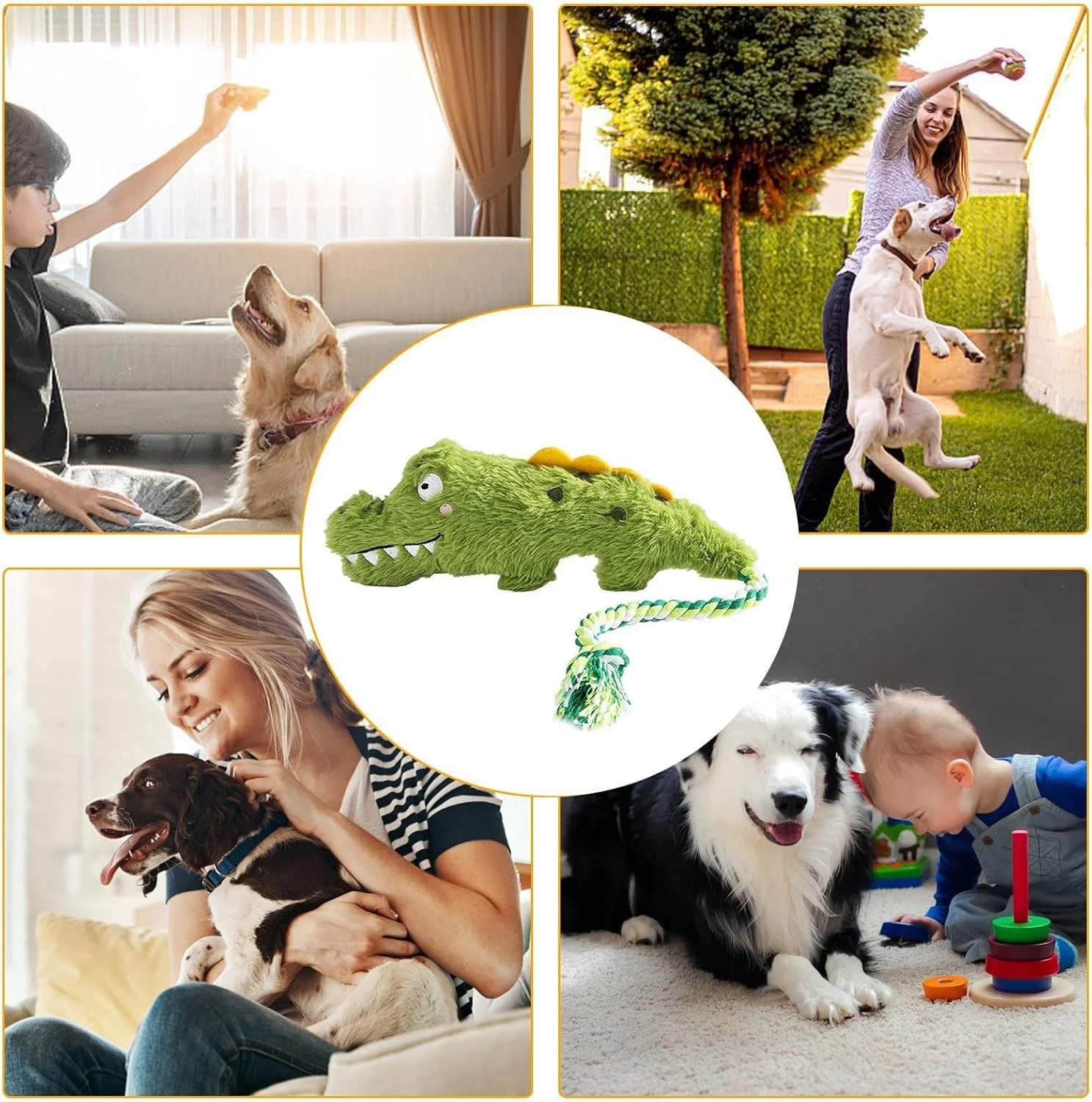 اسباب بازی های صدادار برای سگ ها - اسباب بازی جویدنی حیوانات عروسکی سگ - سرگرمی عروسکی خنده دار برای سگ های پودل، بولداگ، مسن، خانه، مسافرت داخلی، کمپینگ، افزایش لحظات بازیگوش در فعالیت های داخلی و خارجی اسباب بازی های صدادار برای سگ ها - اسباب بازی جویدنی حیوانات عروسکی سگ - سرگرمی عروسکی خنده دار برای سگ های پودل، بولداگ، مسن، خانه، مسافرت داخلی، کمپینگ، افزایش لحظات بازیگوش در فعالیت های داخلی و خارجی