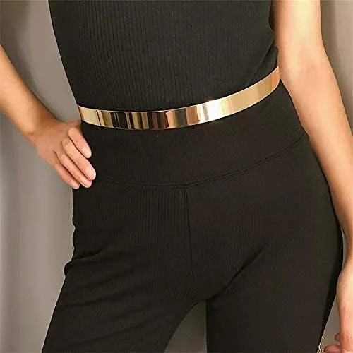 کمربند کمر فلزی قابل تنظیم Shining Diva Fashion با الهام از سلبریتی ها کمربند کمر فلزی قابل تنظیم Shining Diva Fashion با الهام از سلبریتی ها