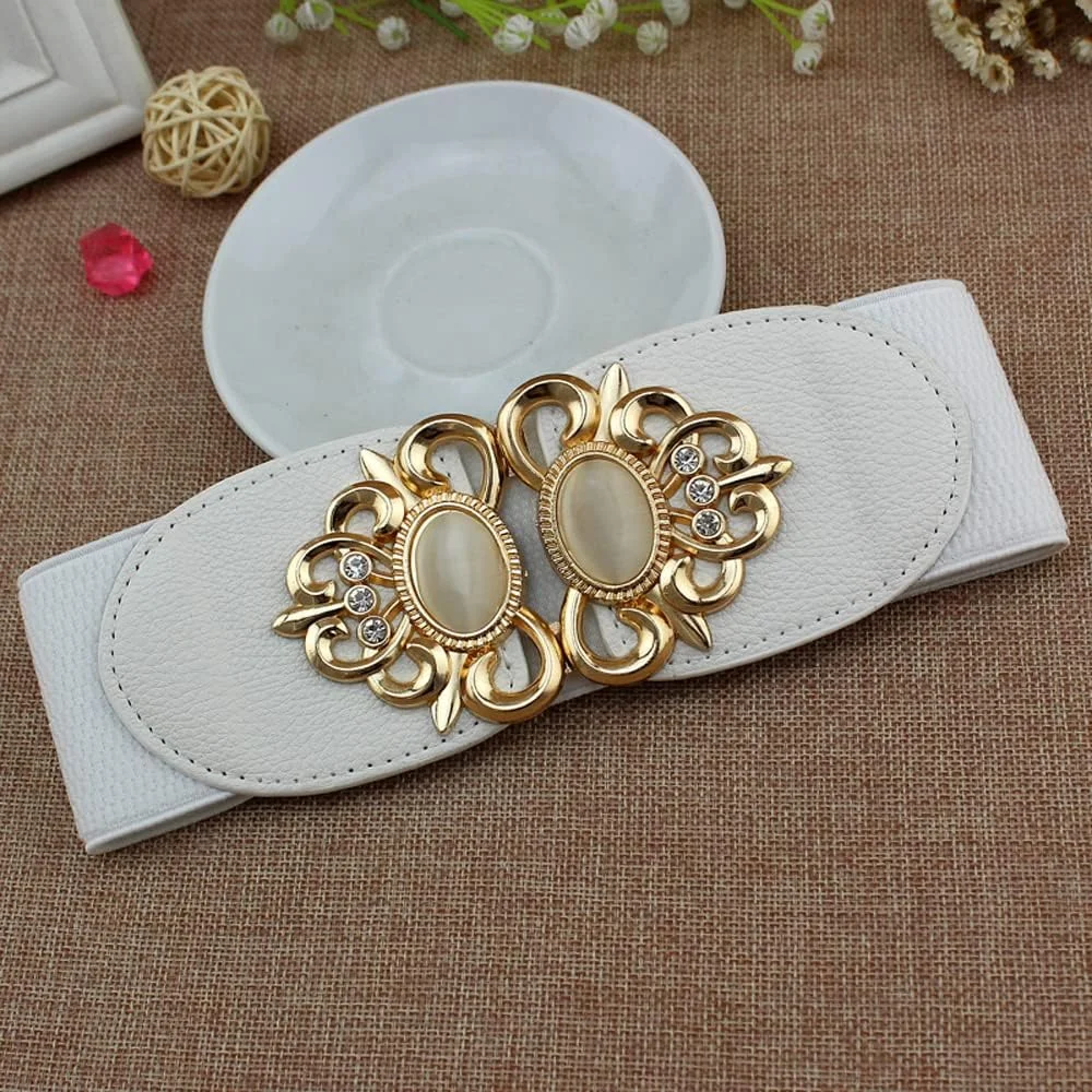 کمربند زنانه شیک و جدید Shining Diva Fashion مناسب برای لباس، شلوار جین، دامن، هیپ، ساری، لباس های غربی و سنتی کمربند زنانه شیک و جدید Shining Diva Fashion مناسب برای لباس، شلوار جین، دامن، هیپ، ساری، لباس های غربی و سنتی