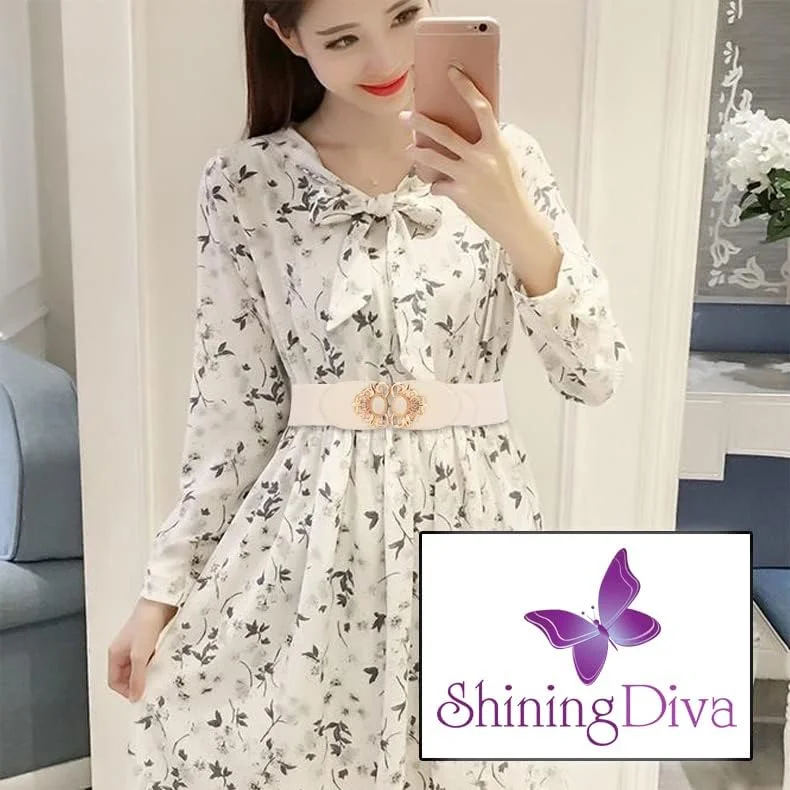 کمربند زنانه شیک و جدید Shining Diva Fashion مناسب برای لباس، شلوار جین، دامن، هیپ، ساری، لباس های غربی و سنتی کمربند زنانه شیک و جدید Shining Diva Fashion مناسب برای لباس، شلوار جین، دامن، هیپ، ساری، لباس های غربی و سنتی