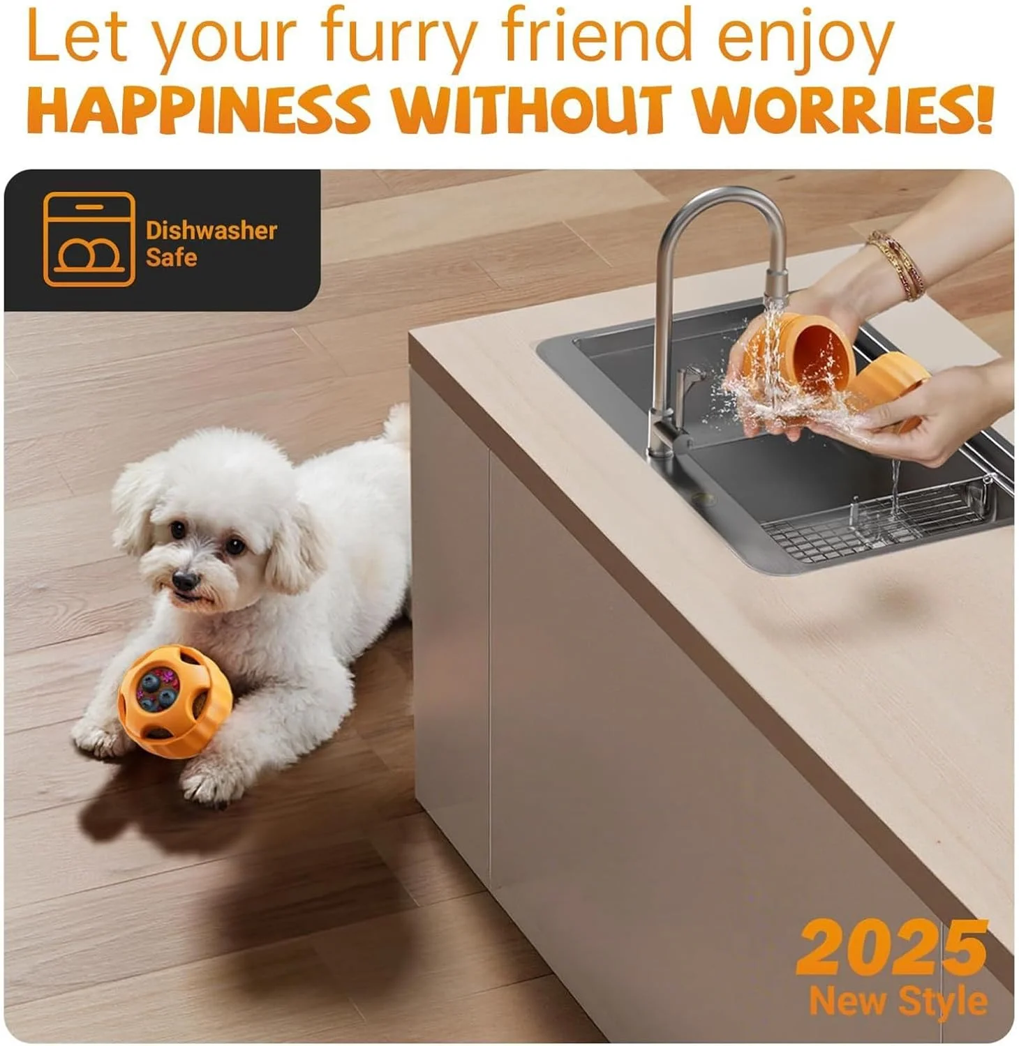 اسباب بازی پخش کننده تشویقی سگ - توپ پخش کننده تشویقی برای غنی سازی سگ | توپ لوازم حیوانات خانگی با قابلیت تغذیه آهسته برای توله سگ های نژاد بزرگ، جویدن، دندان درآوردن، تحریک و جویدن تهاجمی، برای سرگرم نگه داشتن آنها