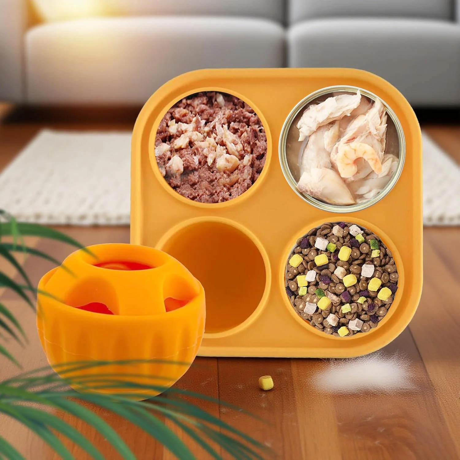 اسباب بازی های پخش کننده تشویقی سگ | توپ پازلی تشویقی سگ، اسباب بازی های تعاملی | ظرف غذای آهسته خور برای جویدن تهاجمی، دندان درآوردن، ورزش، تحریک، سرگرم کردن و رفع بی حوصلگی