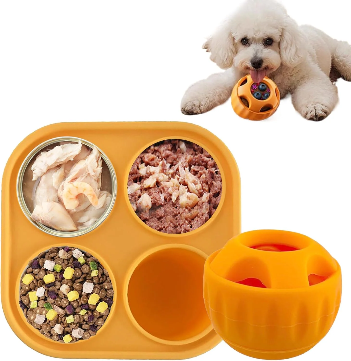 اسباب بازی پخش کننده تشویقی سگ، اسباب بازی های تعاملی سگ توپ پازلی پخش کننده تشویقی | توپ جویدنی ظرف غذا برای سگ های متوسط و بزرگ، توله سگ های مهاجم، دندان درآوردن، تحریک و آموزش اسباب بازی پخش کننده تشویقی سگ، اسباب بازی های تعاملی سگ توپ پازلی پخش کننده تشویقی | توپ جویدنی ظرف غذا برای سگ های متوسط و بزرگ، توله سگ های مهاجم، دندان درآوردن، تحریک و آموزش