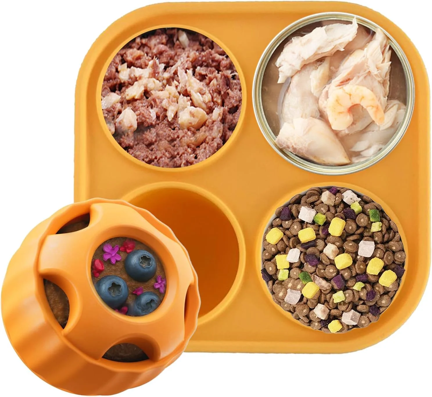 اسباب بازی تشویقی سگ | توپ پازلی تشویقی سگ، اسباب بازی های تعاملی، بازی های جویدنی غذای آهسته برای توله سگ، حیوانات خانگی کوچک و بزرگ، تمرین دندان درآوردن، آموزش، رفع خستگی و سرگرم نگه داشتن آنها اسباب بازی تشویقی سگ | توپ پازلی تشویقی سگ، اسباب بازی های تعاملی، بازی های جویدنی غذای آهسته برای توله سگ، حیوانات خانگی کوچک و بزرگ، تمرین دندان درآوردن، آموزش، رفع خستگی و سرگرم نگه داشتن آنها