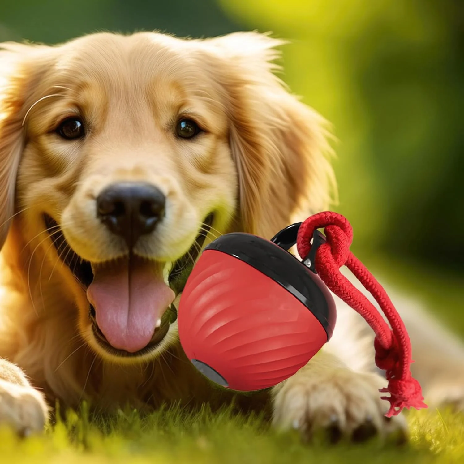 توپ بازی تعاملی سگ - توپ چرخشی حیوانات خانگی برای داخل خانه | 3 حالت بازی تعاملی هوشمند سگ برای دندان درآوردن، کاهش بی حوصلگی، جویدن تهاجمی و ایجاد تعامل توپ بازی تعاملی سگ - توپ چرخشی حیوانات خانگی برای داخل خانه | 3 حالت بازی تعاملی هوشمند سگ برای دندان درآوردن، کاهش بی حوصلگی، جویدن تهاجمی و ایجاد تعامل