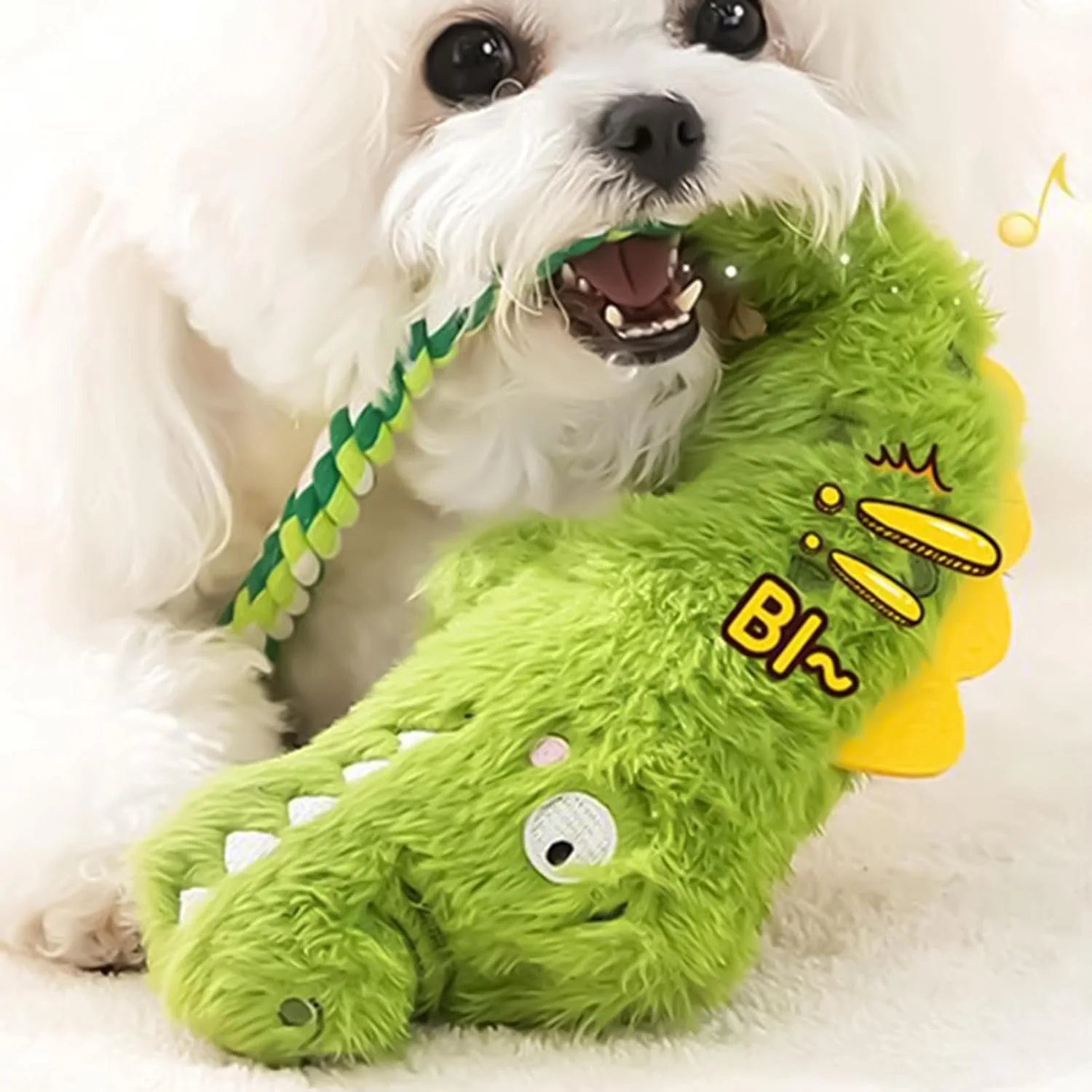 اسباب بازی سگ پولیشی - اسباب بازی سگ به شکل تمساح، حیوان عروسکی پر شده، جیر جیر کننده، جویدنی های واقعی، نرم برای دندان درآوردن، برای آموزش، بازی در فضای داخلی، فضای باز، خانه، پارک، حیوانات خانگی