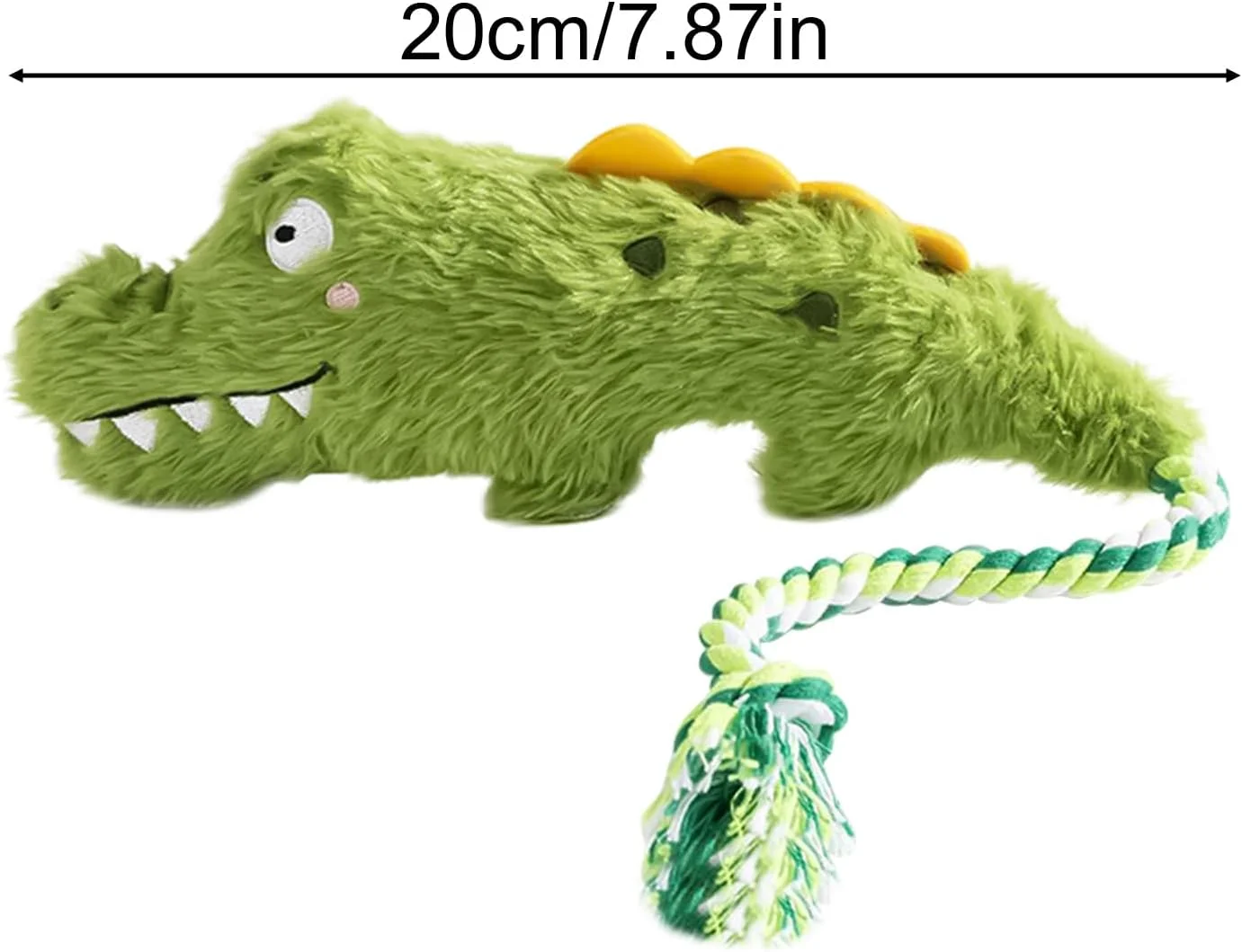 اسباب بازی سگ عروسکی - اسباب بازی سگ به شکل کروکودیل، حیوان عروسکی صدادار | جویدنی نرم و واقعی برای دندان درآوردن، مناسب برای آموزش، بازی در فضای داخلی، خارجی، خانه و پارک اسباب بازی سگ عروسکی - اسباب بازی سگ به شکل کروکودیل، حیوان عروسکی صدادار | جویدنی نرم و واقعی برای دندان درآوردن، مناسب برای آموزش، بازی در فضای داخلی، خارجی، خانه و پارک