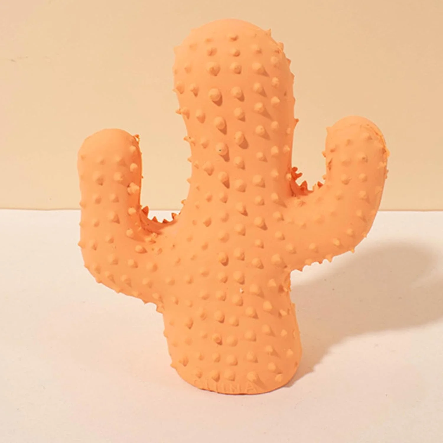 اسباب بازی جویدنی توله سگ برای دندان درآوردن - اسباب بازی دندان درآوردن سگ به شکل کاکتوس - اسباب بازی تعاملی و بادوام برای جویدن و بازی توله سگ ها و سگ ها