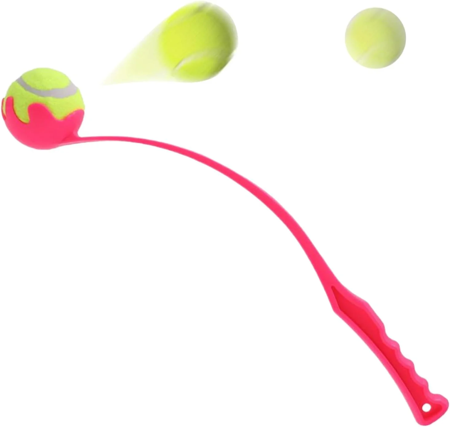 پرتاب کننده توپ سگ - پرتاب کننده توپ برای سگ های بزرگ با دسته ارگونومیک، اسباب بازی فچ برای تمرین و بازی حیوانات خانگی در حیاط، ساحل، پارک