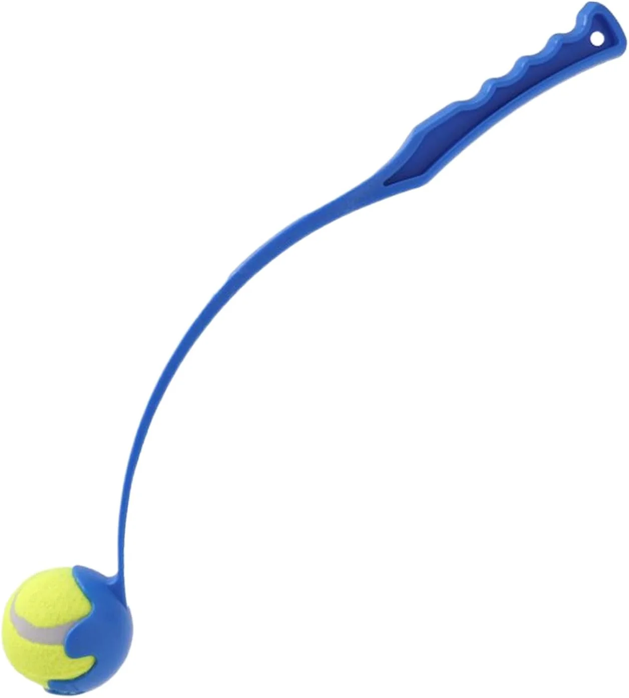 پرتاب کننده توپ سگ، پرتاب کننده توپ برای سگ ها با دسته ارگونومیک - اسباب بازی تعاملی و قابل حمل برای آموزش پرتاب سگ در حیاط، ساحل و پارک