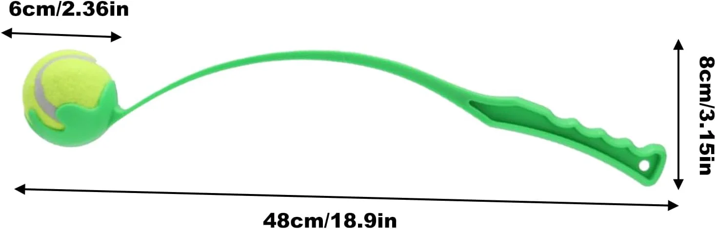 پرتاب کننده توپ تنیس | پرتاب کننده توپ برای سگ ها با دسته ارگونومیک | اسباب بازی پرتابی برای تمرین و ورزش حیوانات خانگی در حیاط، ساحل و پارک پرتاب کننده توپ تنیس | پرتاب کننده توپ برای سگ ها با دسته ارگونومیک | اسباب بازی پرتابی برای تمرین و ورزش حیوانات خانگی در حیاط، ساحل و پارک