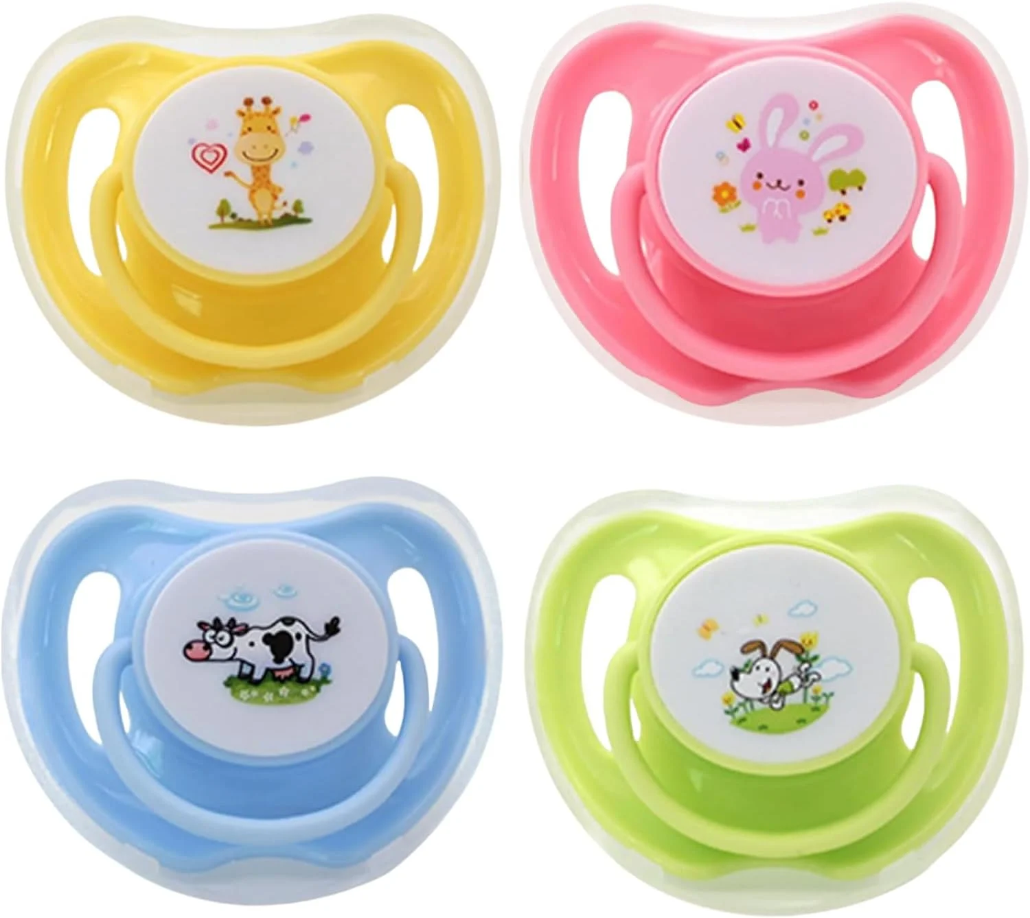 پستانک بچه گربه - پستانک مکیدنی بچه گربه | لوازم جویدنی حیوانات خانگی سیلیکونی با طرح زیبا به همراه درپوش گرد و غبار برای تسکین و تمرین دندان درآوردن