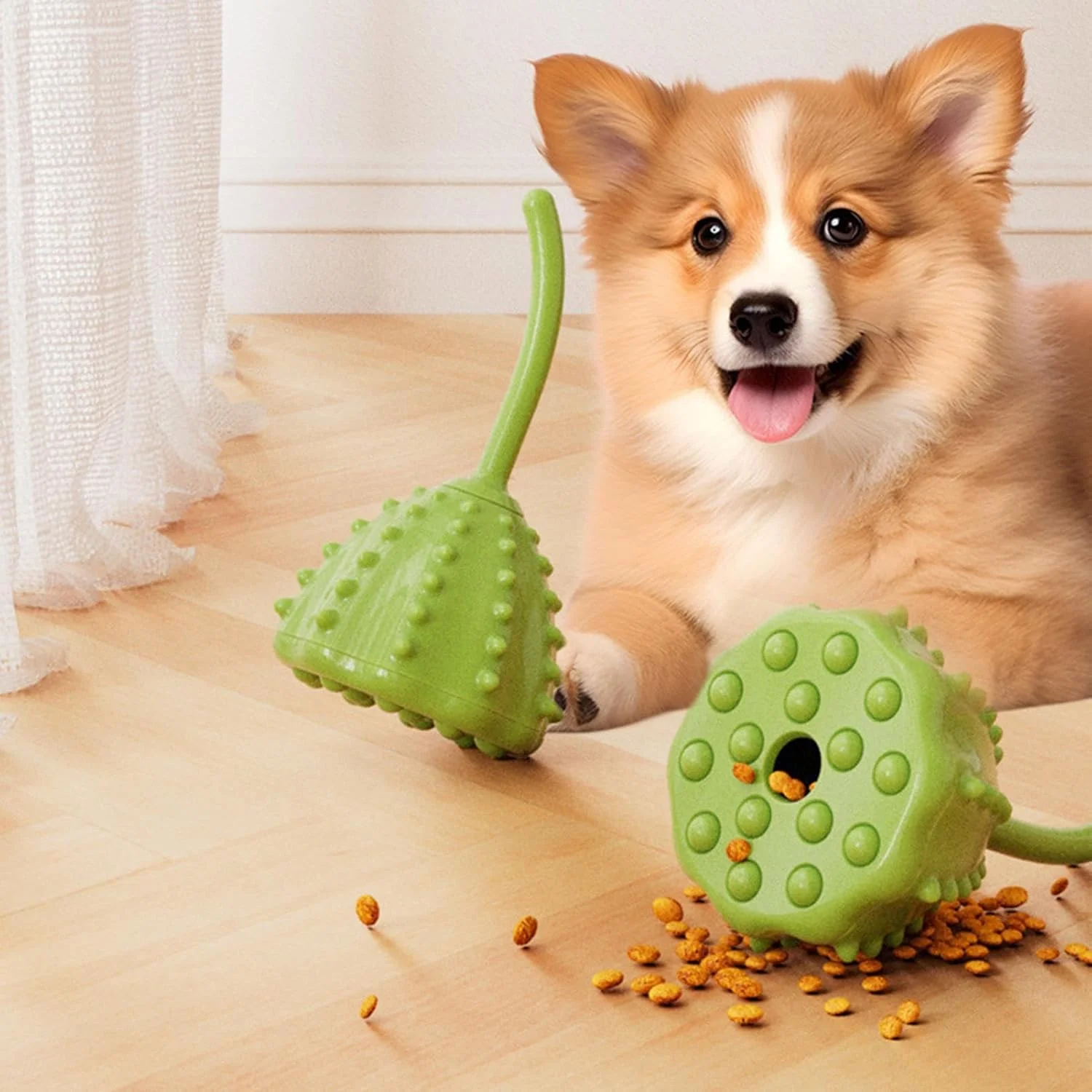 اسباب بازی سگ با قابلیت پخش تشویقی | پازل غذایی سگ، تغذیه آهسته | پخش کننده غذای مقاوم در برابر گاز گرفتن برای تمیز کردن دندان، جویدن، ترویج تغذیه آهسته، کاهش استرس، آموزش توله سگ، لوازم حیوانات خانگی، غنی سازی اسباب بازی سگ با قابلیت پخش تشویقی | پازل غذایی سگ، تغذیه آهسته | پخش کننده غذای مقاوم در برابر گاز گرفتن برای تمیز کردن دندان، جویدن، ترویج تغذیه آهسته، کاهش استرس، آموزش توله سگ، لوازم حیوانات خانگی، غنی سازی