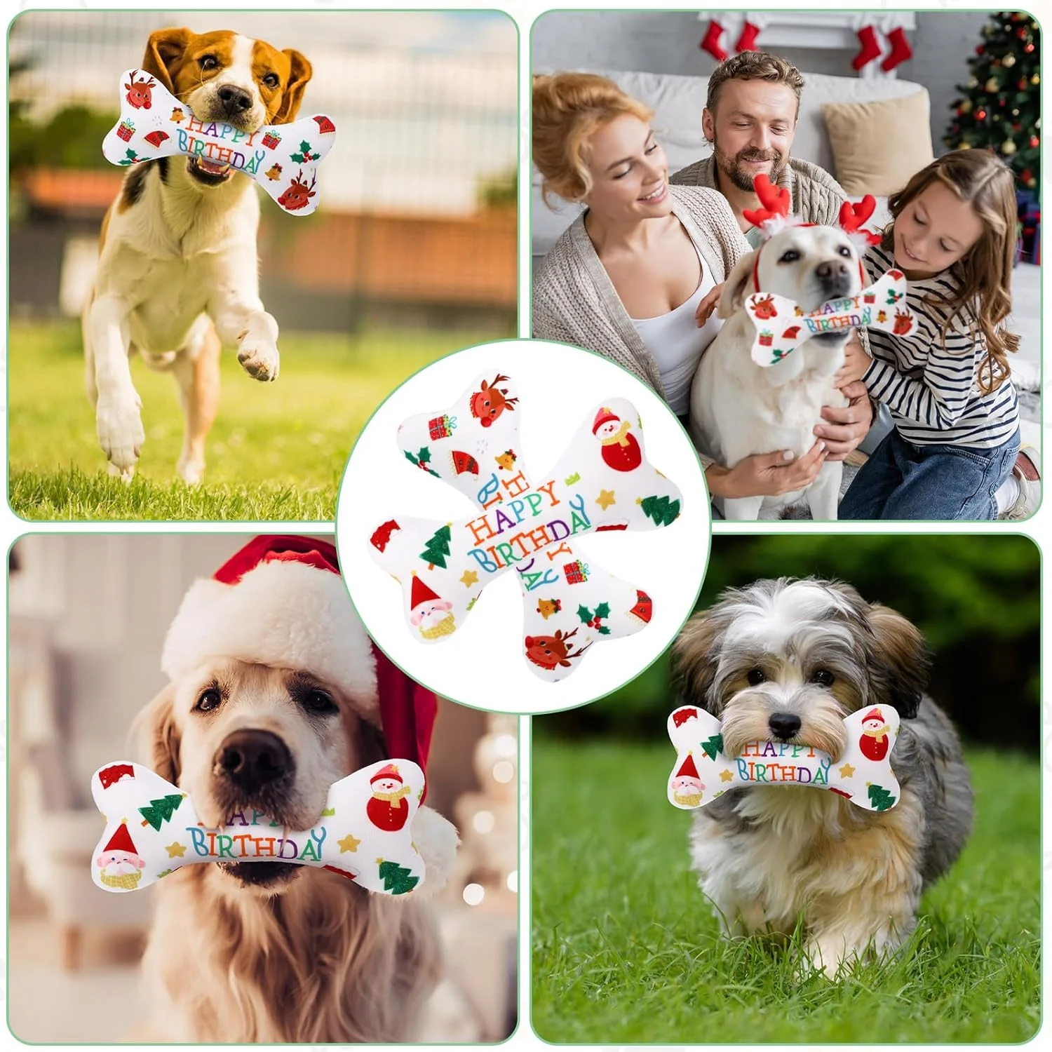 پک 2 عددی اسباب بازی سگ با طرح استخوان، مناسب تولد و کریسمس، اسباب بازی پولیشی سگ، اسباب بازی غضروفی تولد سگ، مناسب سگ های کوچک و متوسط پک 2 عددی اسباب بازی سگ با طرح استخوان، مناسب تولد و کریسمس، اسباب بازی پولیشی سگ، اسباب بازی غضروفی تولد سگ، مناسب سگ های کوچک و متوسط