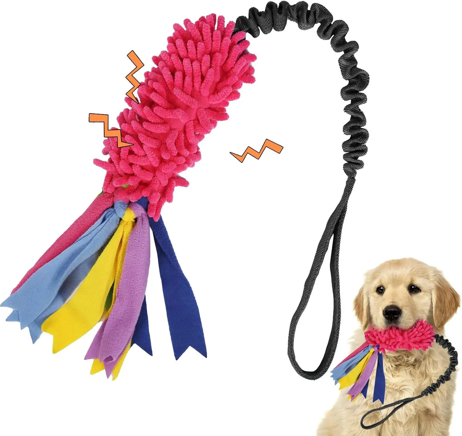 اسباب بازی کششی سگ، اسباب بازی طناب سگ با صدای جیر جیر قوی، طناب آموزشی بازی تعاملی، اسباب بازی های جنگی برای توله سگ، سگ های کوچک، متوسط و بزرگ، دست ساز اسباب بازی کششی سگ، اسباب بازی طناب سگ با صدای جیر جیر قوی، طناب آموزشی بازی تعاملی، اسباب بازی های جنگی برای توله سگ، سگ های کوچک، متوسط و بزرگ، دست ساز