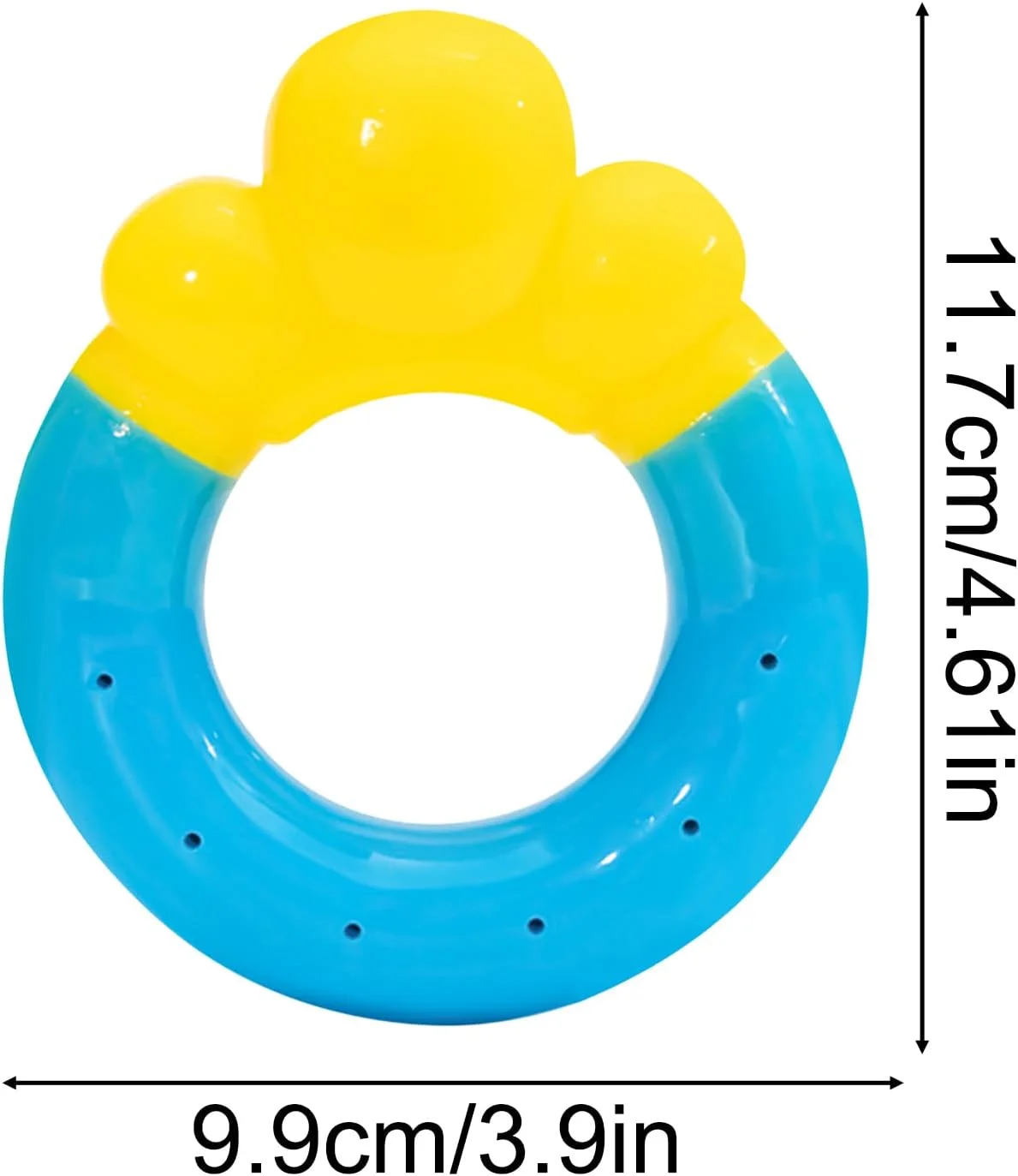اسباب بازی آبی سگ - اسباب بازی های جویدنی توله سگ | لوازم جویدنی خنک کننده حیوانات خانگی به شکل دونات برای شنا در هوای گرم، بازی پرتابی در فضای باز، حیاط خلوت، ساحل، رفع بی حوصلگی، آموزش در پارک اسباب بازی آبی سگ - اسباب بازی های جویدنی توله سگ | لوازم جویدنی خنک کننده حیوانات خانگی به شکل دونات برای شنا در هوای گرم، بازی پرتابی در فضای باز، حیاط خلوت، ساحل، رفع بی حوصلگی، آموزش در پارک