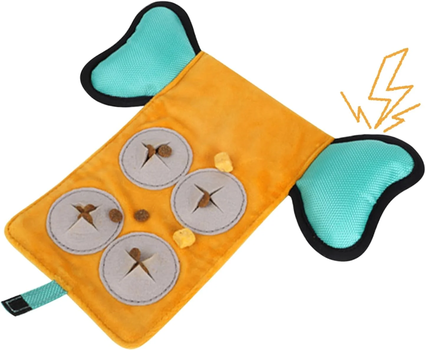 اسباب بازی پخش کننده تشویقی سگ - اسباب بازی های پازلی پخش کننده تشویقی سگ، بازی های پازلی لوازم حیوانات خانگی صدادار برای تحریک ذهنی سالم دندان درآوردن سگ های کوچک، متوسط و بزرگ