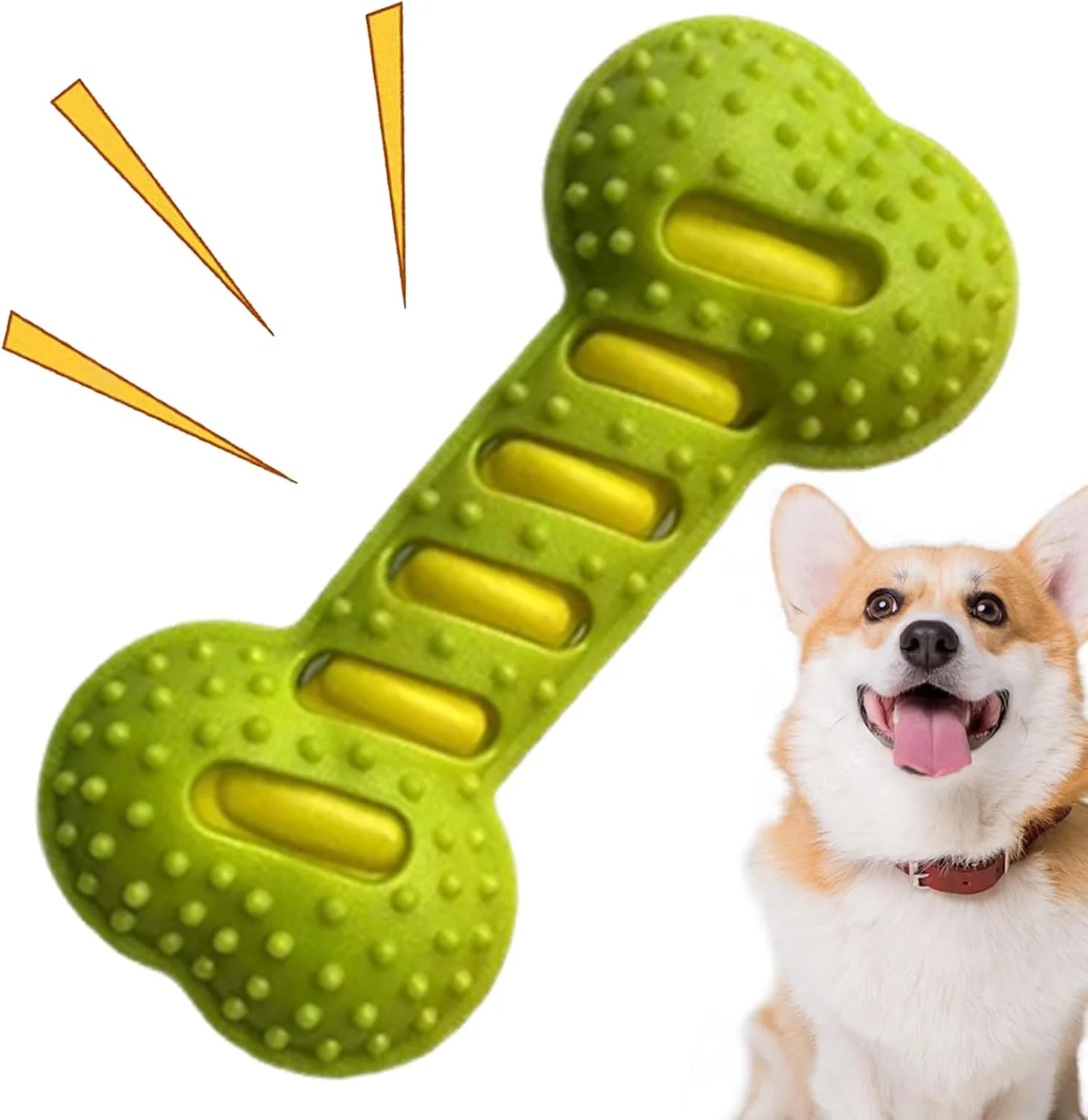 اسباب بازی سگ | استخوان اسباب بازی سگ - حیوان خانگی را مشغول نگه می دارد، بازی حسی سرگرم کننده و آرامش بخش برای دندان درآوردن، جویدن، آموزش و پاداش