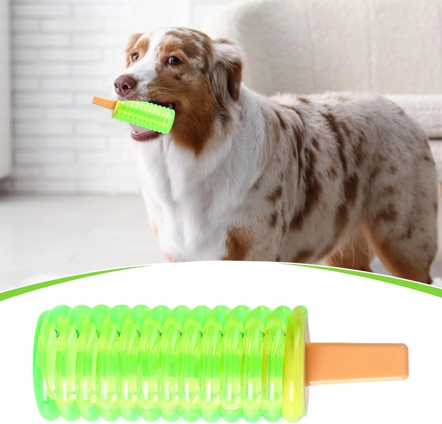 اسباب بازی جویدنی سگ - اسباب بازی دندانی یخمک برای جویدن سگ | لوازم حیوانات خانگی بستنی خنک کننده بازی های تعاملی، لوازم جانبی توله سگ برای نژادهای کوچک تا بزرگ