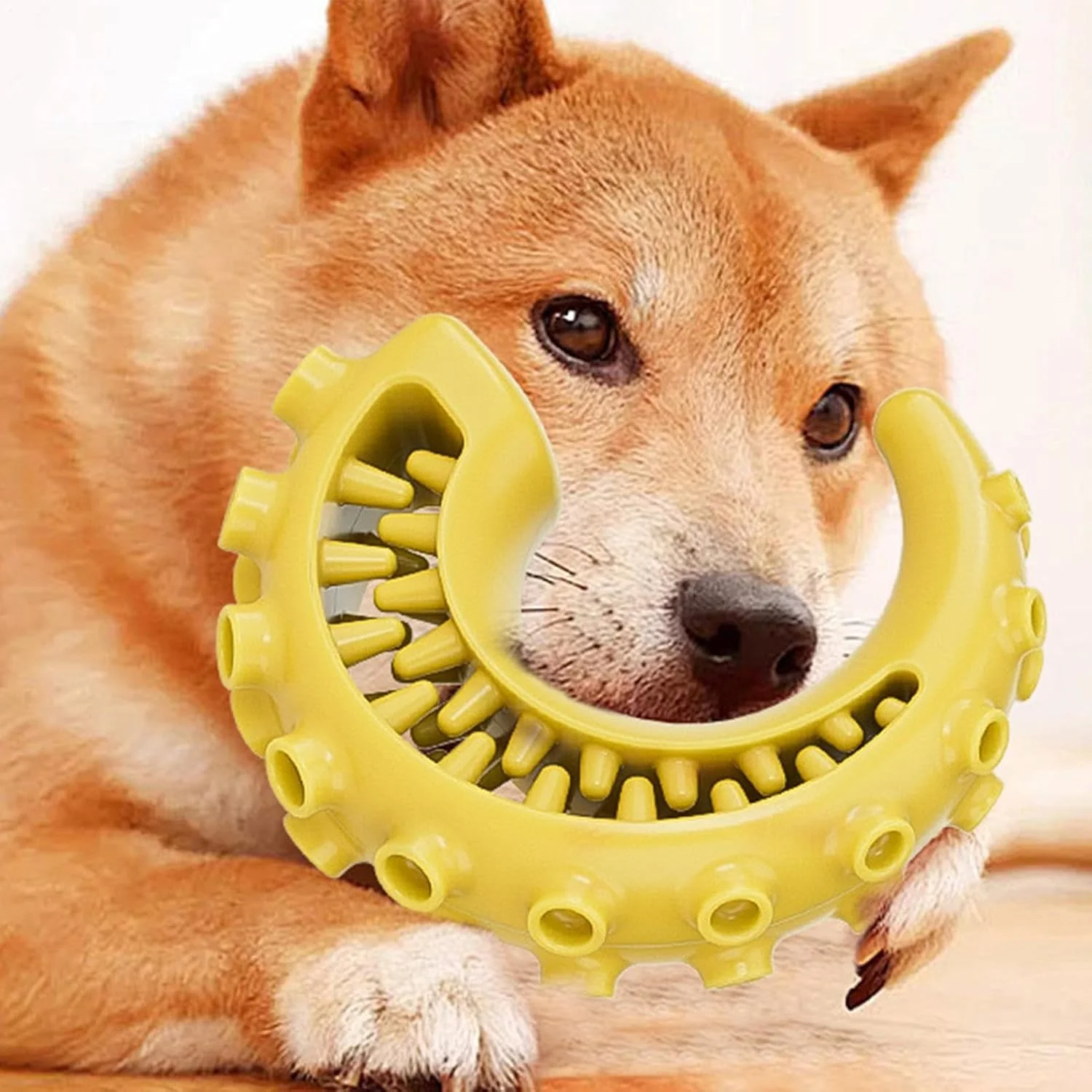 اسباب بازی های پخش کننده تشویقی سگ، اسباب بازی های جویدنی دستی اختاپوس برای سگ ها | بازی سرگرم کننده حیوانات خانگی برای غنی سازی زمان غذا، تحریک ذهنی، ورزش، بازی در فضای باز و قفس