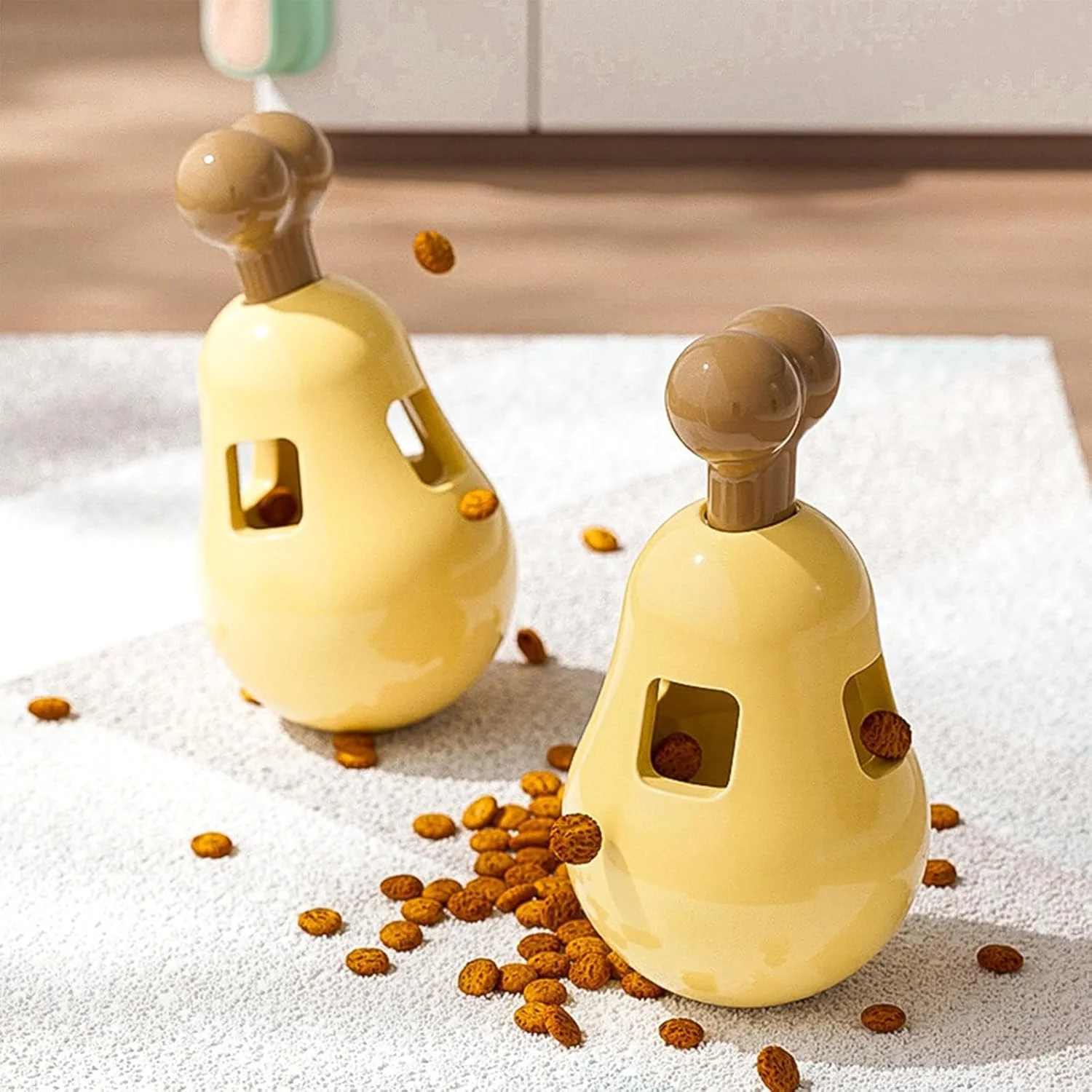 Treat Dispensing Dog Toys | Interactive Puppy Feeder Toy | Chicken Leg Shape Puppy Chewing Tool, Interactive Teeth Grinding Supplies for Pets Treat Dispensing Dog Toys | Interactive Puppy Feeder Toy | Chicken Leg Shape Puppy Chewing Tool, Interactive Teeth Grinding Supplies for Pets