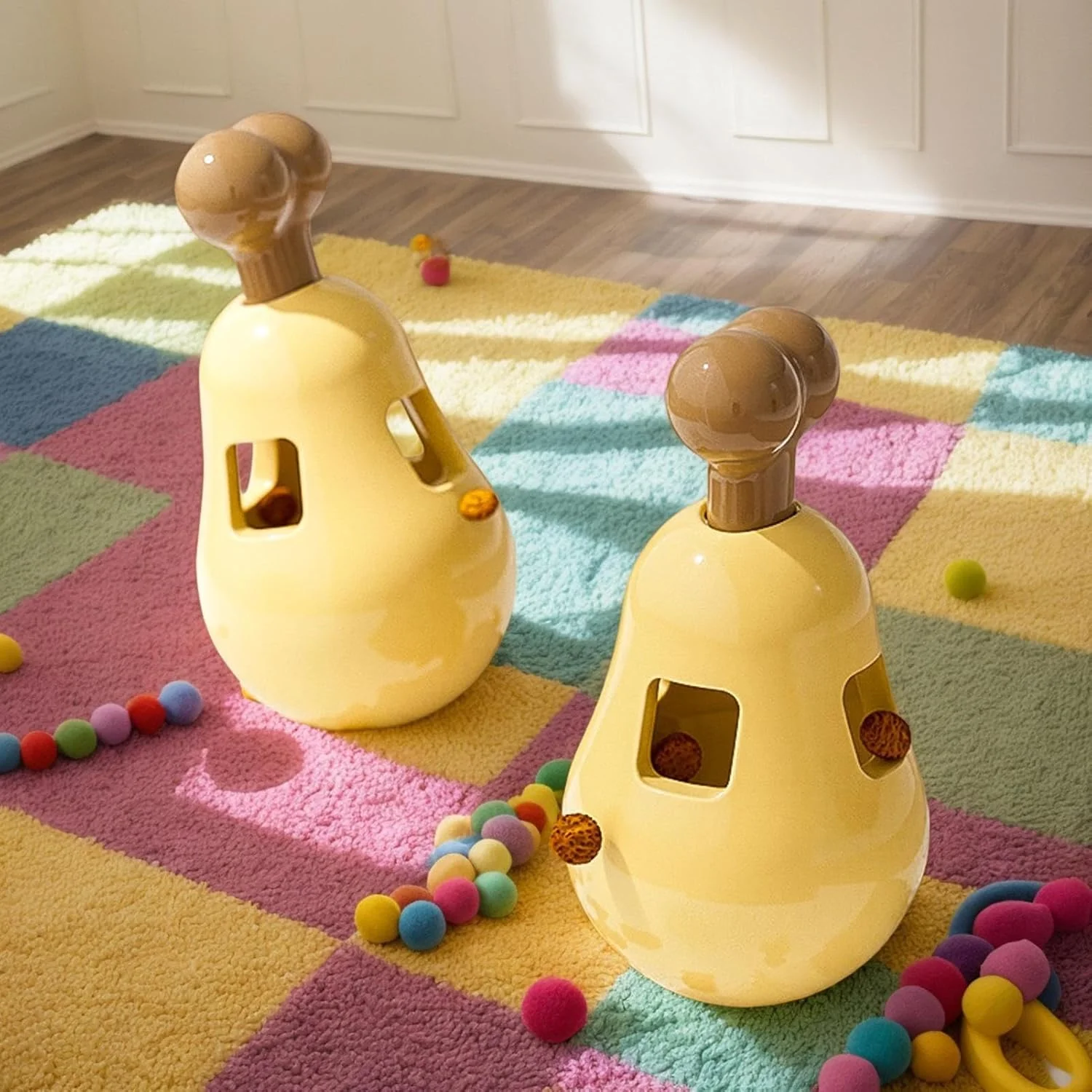 Treat Dispensing Dog Toys | Interactive Puppy Feeder Toy | Chicken Leg Shape Puppy Chewing Tool, Interactive Teeth Grinding Supplies for Pets Treat Dispensing Dog Toys | Interactive Puppy Feeder Toy | Chicken Leg Shape Puppy Chewing Tool, Interactive Teeth Grinding Supplies for Pets