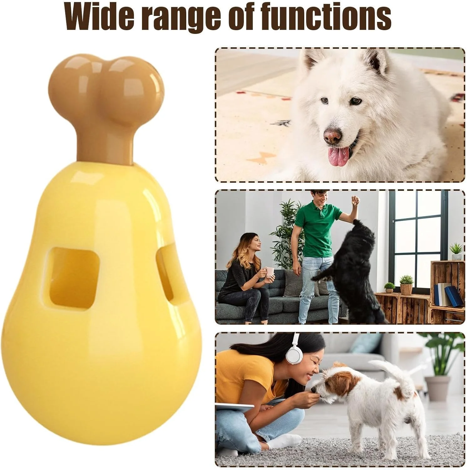 Treat Dispensing Dog Toys | Interactive Puppy Feeder Toy | Chicken Leg Shape Puppy Chewing Tool, Interactive Teeth Grinding Supplies for Pets Treat Dispensing Dog Toys | Interactive Puppy Feeder Toy | Chicken Leg Shape Puppy Chewing Tool, Interactive Teeth Grinding Supplies for Pets