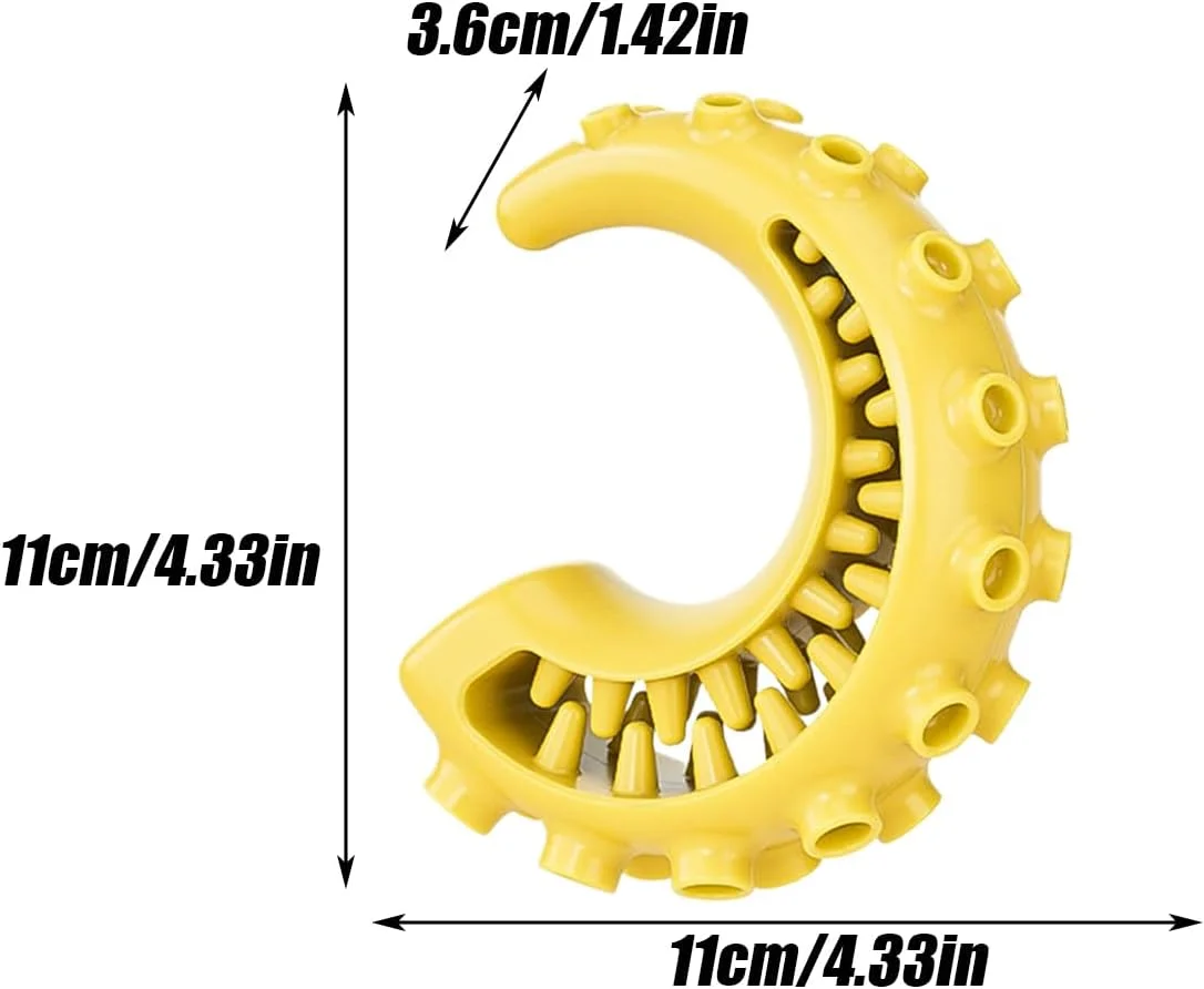 اسباب بازی های پخش کننده تشویقی سگ، اسباب بازی های جویدنی دستی اختاپوس برای سگ ها | بازی سرگرم کننده حیوانات خانگی برای غنی سازی زمان غذا، تحریک ذهنی، ورزش، بازی در فضای باز و قفس