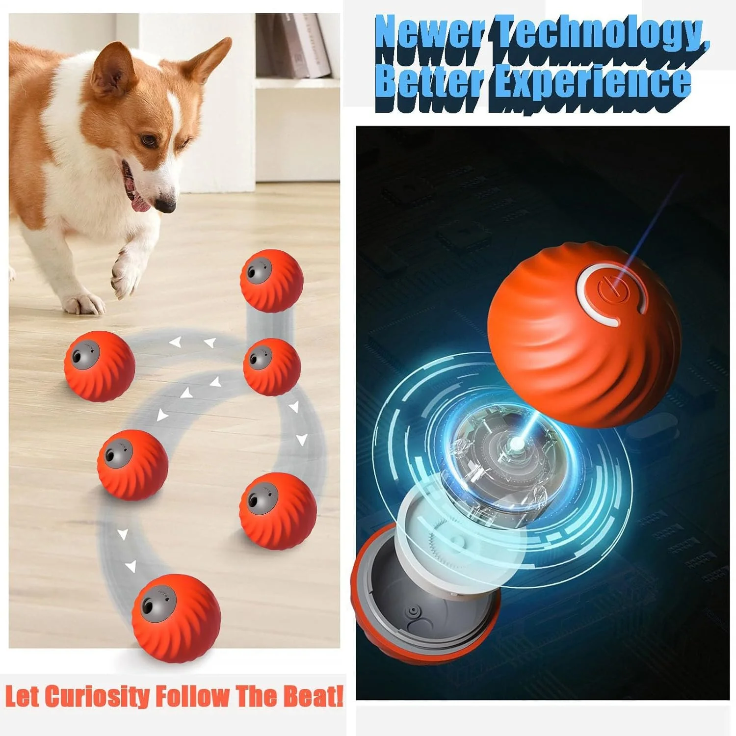 توپ پخش کننده غذای سگ 2 در 1 | توپ تغذیه آهسته برای حیوانات خانگی | اسباب بازی پخش کننده تشویقی حیوانات خانگی برای تحریک ذهنی، ورزش، داخل خانه، خارج از خانه، رفع بی حوصلگی، زمان بازی توپ پخش کننده غذای سگ 2 در 1 | توپ تغذیه آهسته برای حیوانات خانگی | اسباب بازی پخش کننده تشویقی حیوانات خانگی برای تحریک ذهنی، ورزش، داخل خانه، خارج از خانه، رفع بی حوصلگی، زمان بازی