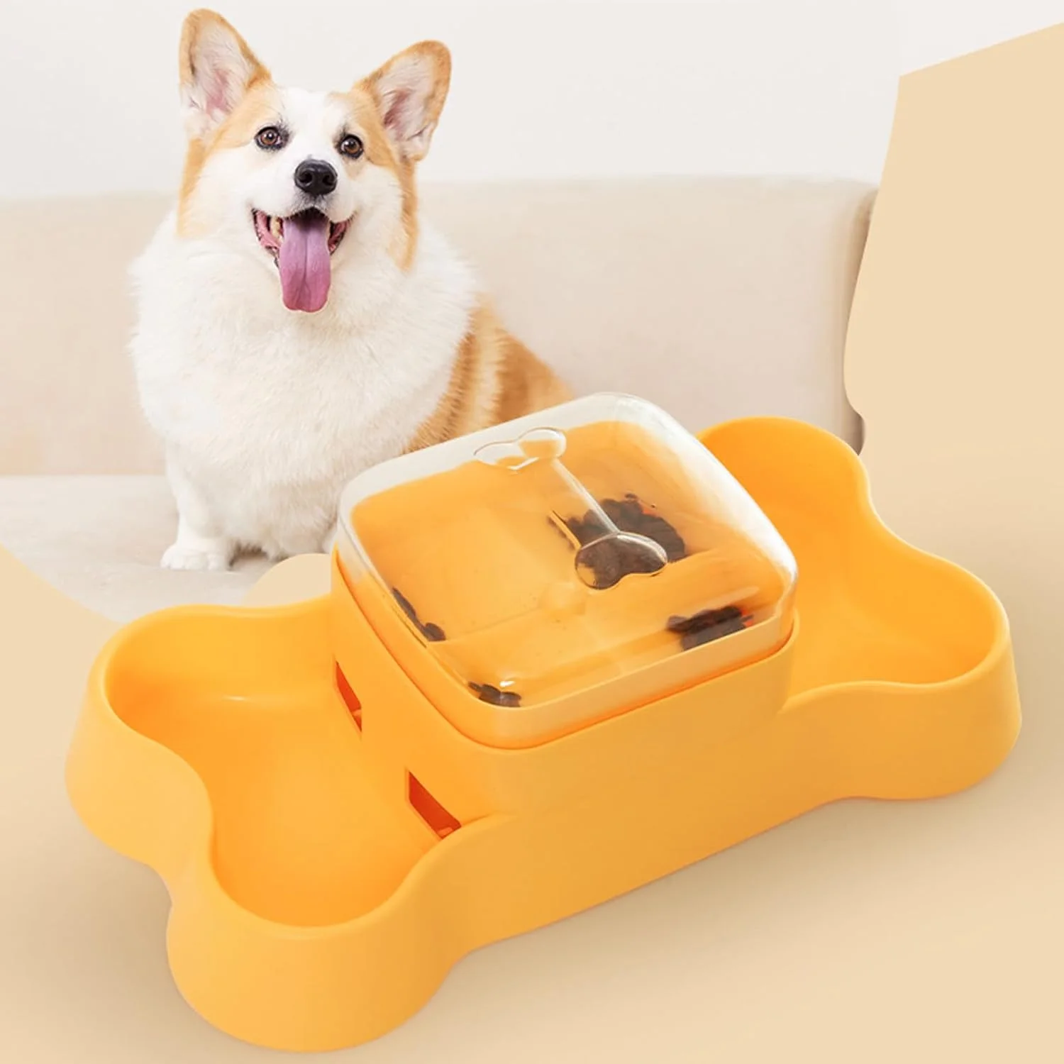 اسباب بازی پخش کننده تشویقی گربه | غذاده آهسته تعاملی حیوانات خانگی، پخش کننده آهسته غذا با فشار دادن برای تمرین شکار، کاهش استرس در خانه، فضای باز و داخل خانه