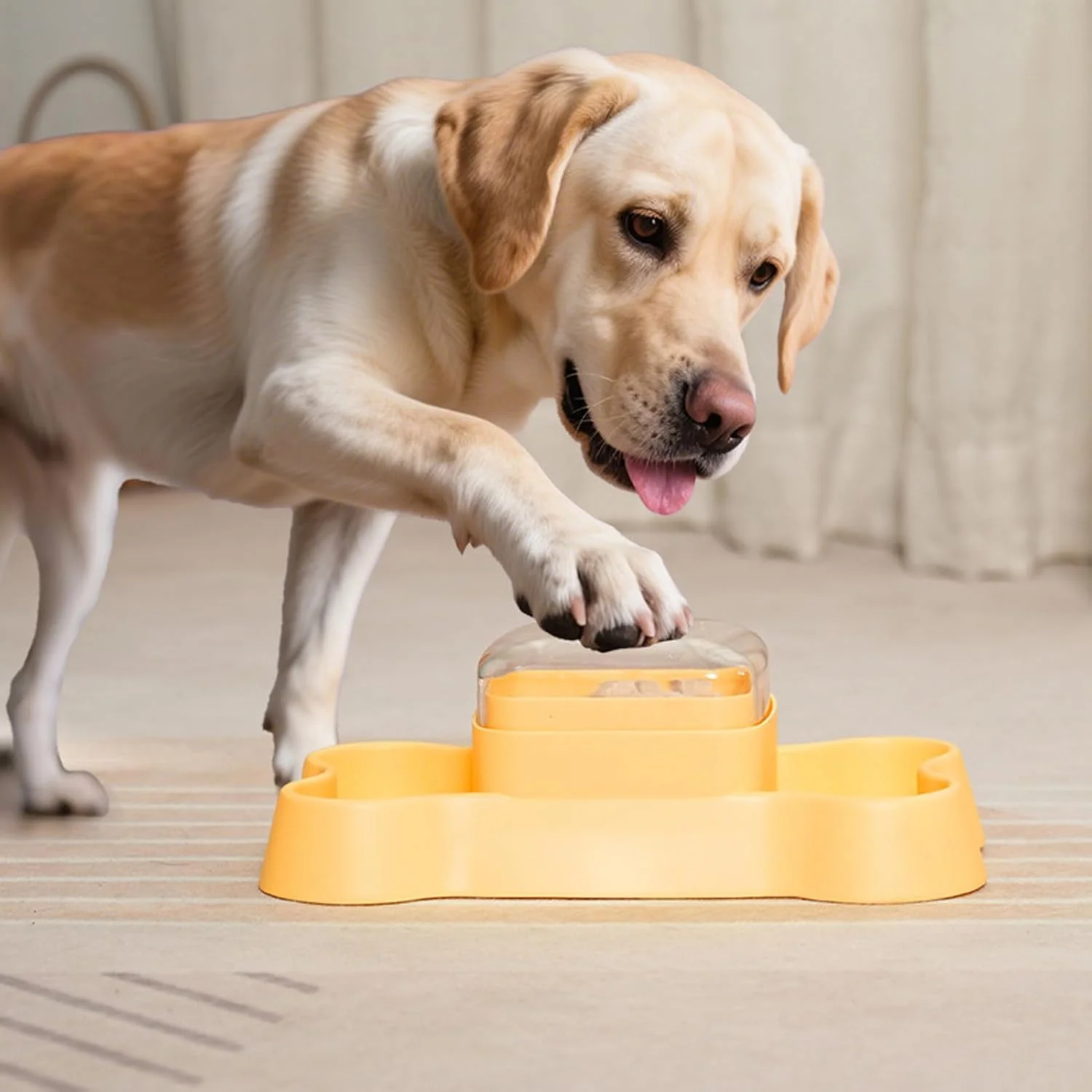 اسباب بازی پخش کننده تشویقی سگ، پازل غذای آهسته حیوانات خانگی | پخش کننده غذای آهسته مقاوم در برابر گاز گرفتن برای سرگرمی شکار، کاهش استرس در خانه، داخل و خارج از منزل اسباب بازی پخش کننده تشویقی سگ، پازل غذای آهسته حیوانات خانگی | پخش کننده غذای آهسته مقاوم در برابر گاز گرفتن برای سرگرمی شکار، کاهش استرس در خانه، داخل و خارج از منزل