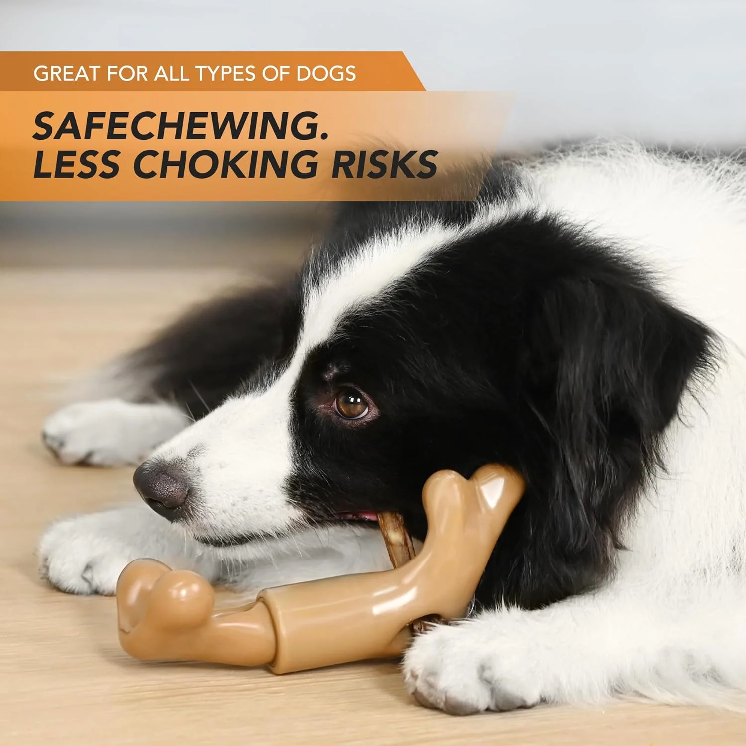 اسباب بازی جویدنی سگ Chewssor نشکن برای نژادهای بزرگ با جویدن تهاجمی، اسباب بازی سگ برای رفع بی حوصلگی و تحریک، استخوان های نایلونی سگ برای جویدن تهاجمی اسباب بازی جویدنی سگ Chewssor نشکن برای نژادهای بزرگ با جویدن تهاجمی، اسباب بازی سگ برای رفع بی حوصلگی و تحریک، استخوان های نایلونی سگ برای جویدن تهاجمی