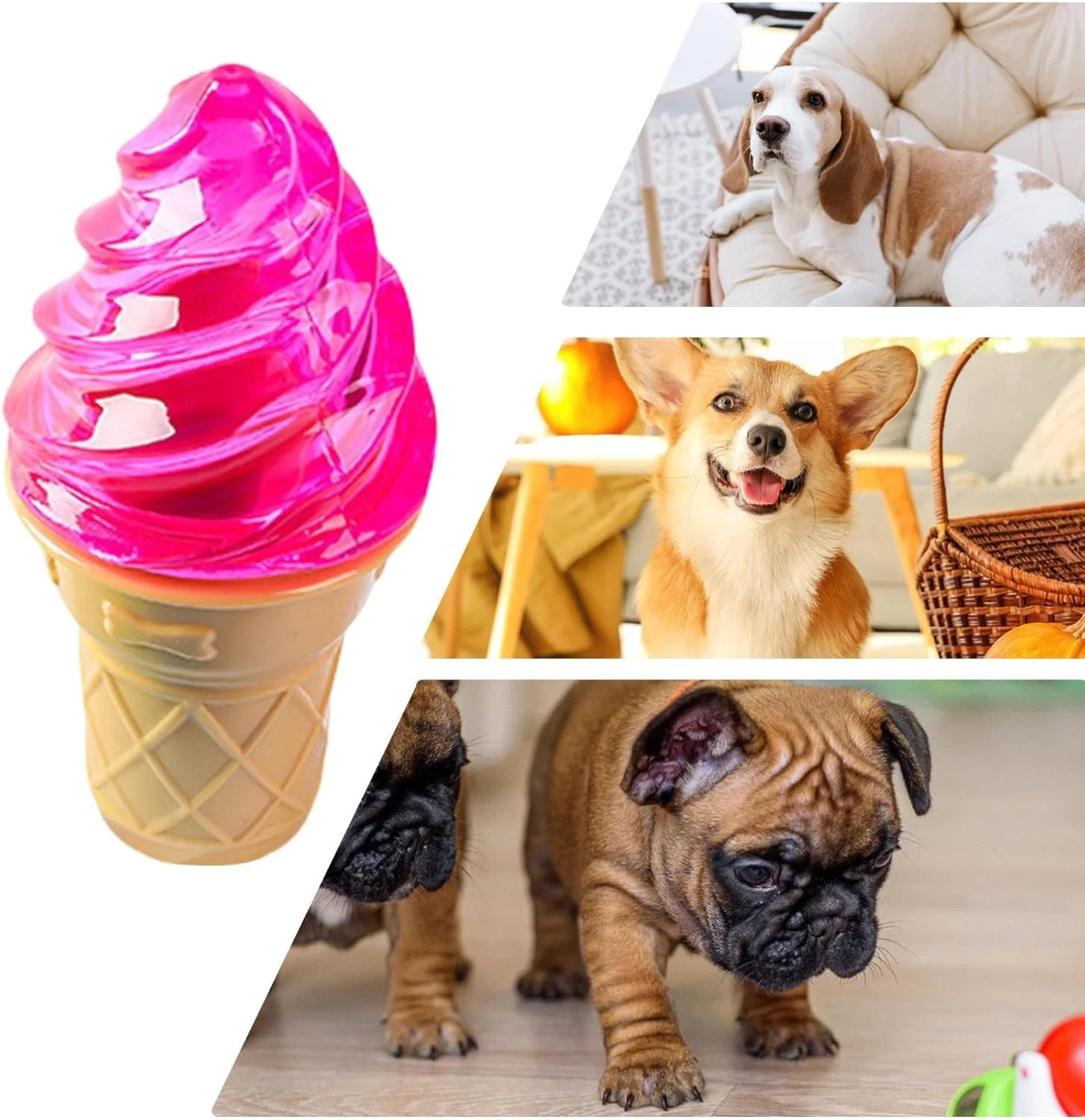 اسباب بازی جویدنی سگ | اسباب بازی های سگ بازی دندان درآوردن توله سگ - لوازم جانبی جویدنی بستنی نشکن برای سگ های کوچک، متوسط و بزرگ، خنک کننده و تعاملی اسباب بازی جویدنی سگ | اسباب بازی های سگ بازی دندان درآوردن توله سگ - لوازم جانبی جویدنی بستنی نشکن برای سگ های کوچک، متوسط و بزرگ، خنک کننده و تعاملی