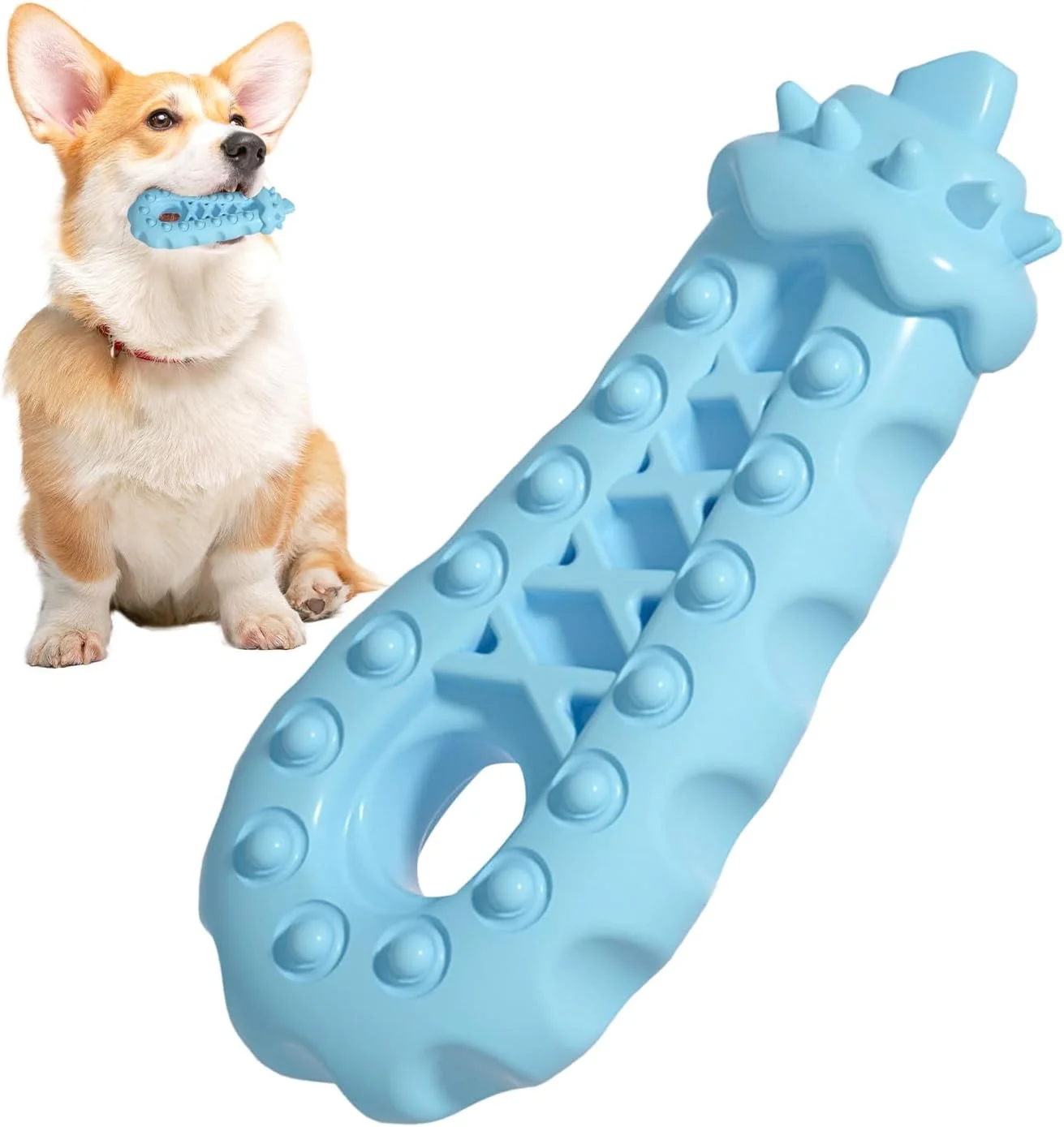 اسباب بازی های جویدنی برای سگ ها - اسباب بازی های جویدنی توله سگ تهاجمی و مقاوم، لوازم جانبی حیوانات خانگی برای آموزش، بازی غنی سازی، داخل خانه، فضای باز، باغ، جعبه، تابستان، خانواده، دوستان