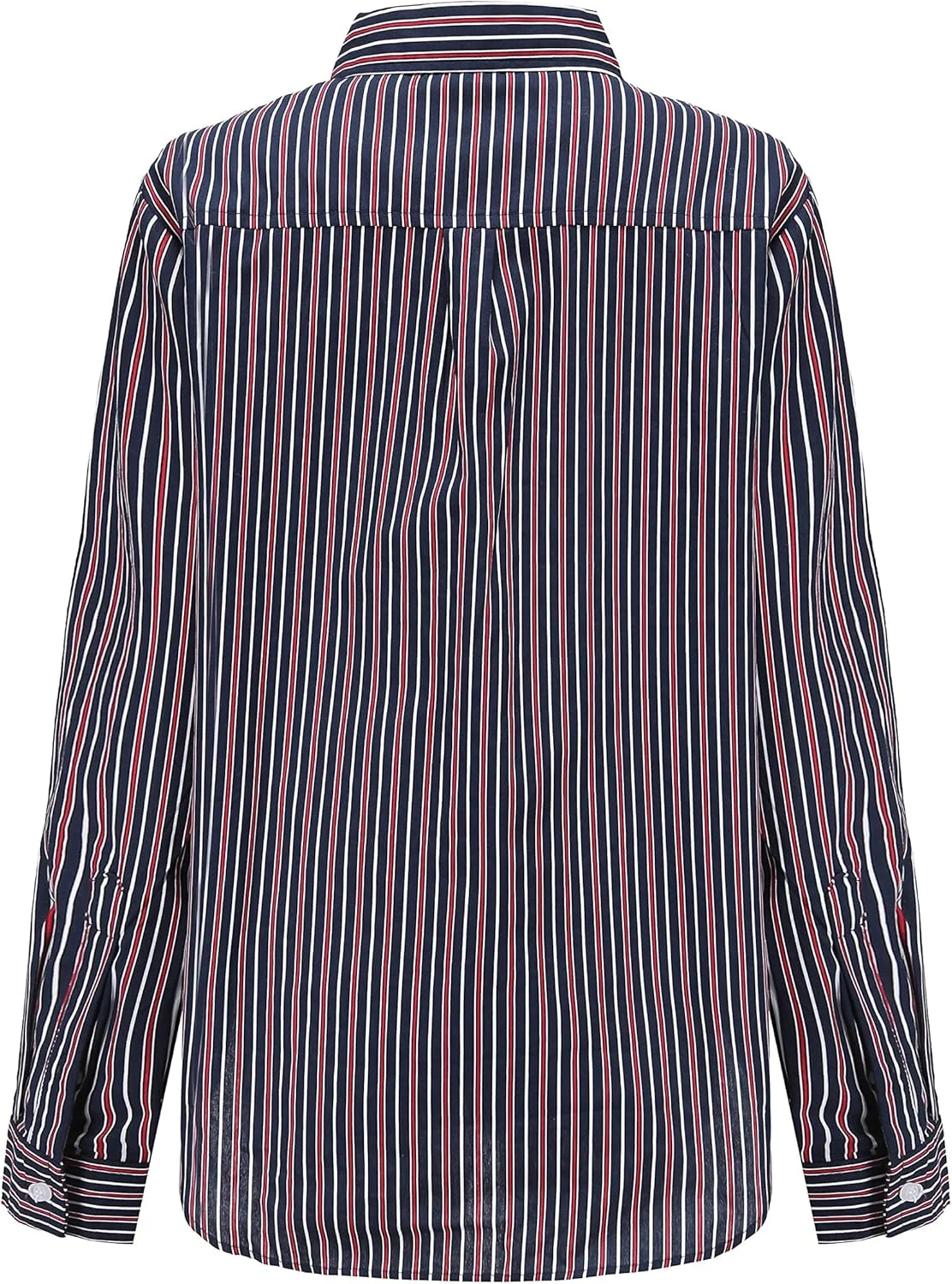 پیراهن دکمه دار بزرگ زنانه آستین بلند مدل High Low Causal